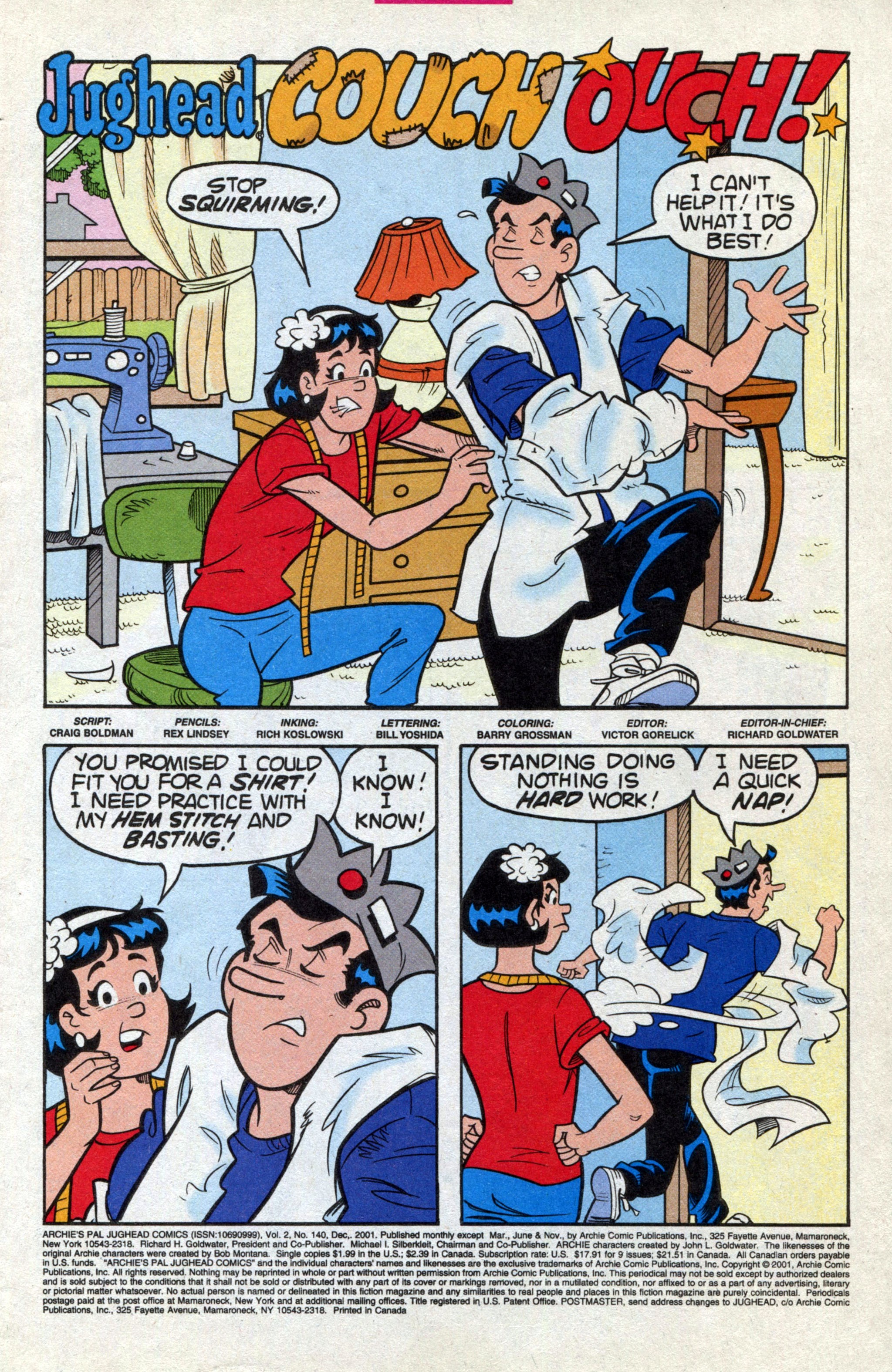Read online Archie's Pal Jughead Comics comic -  Issue #140 - 3