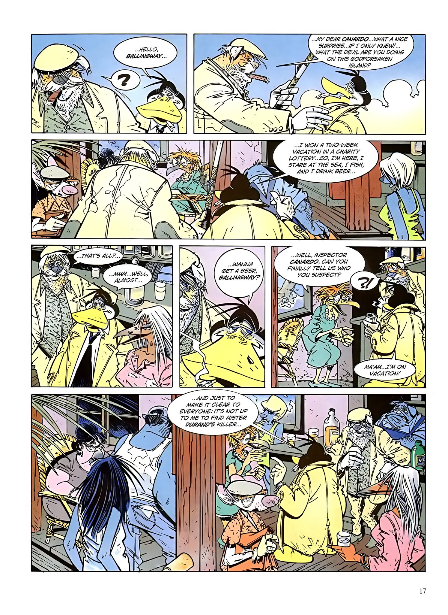Read online Une enquête de l'inspecteur Canardo comic -  Issue #7 - 18