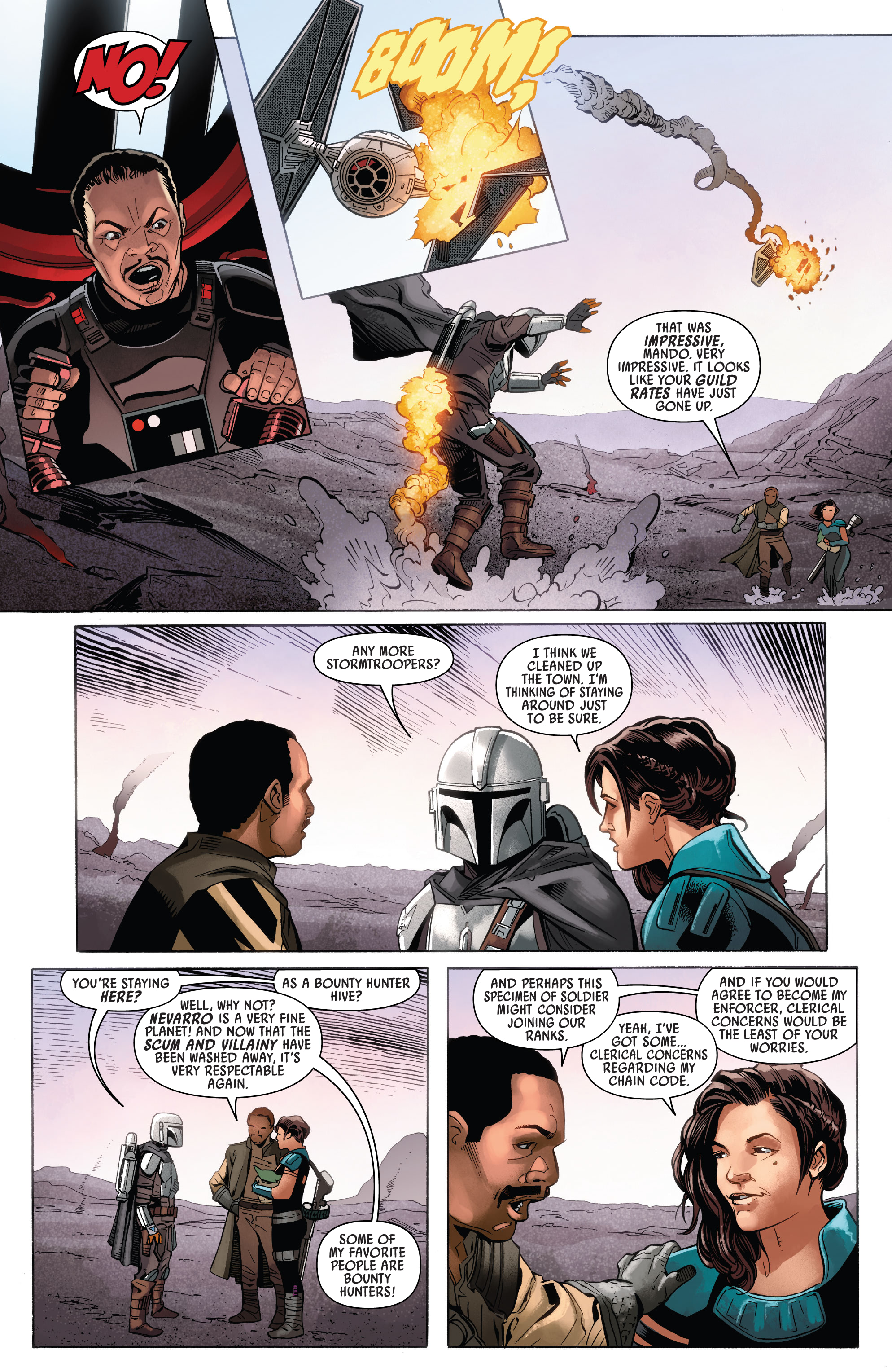 Read online Star Wars: The Mandalorian comic -  Issue #8 - 30