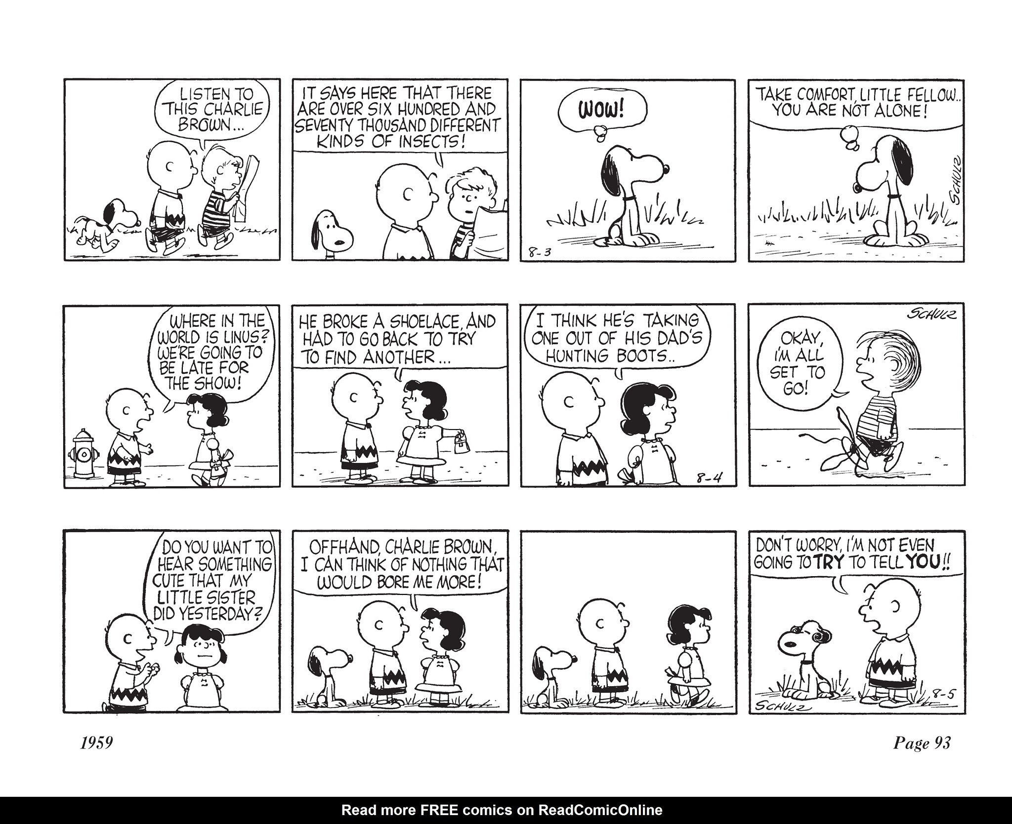 Read online The Complete Peanuts comic -  Issue # TPB 5 - 109
