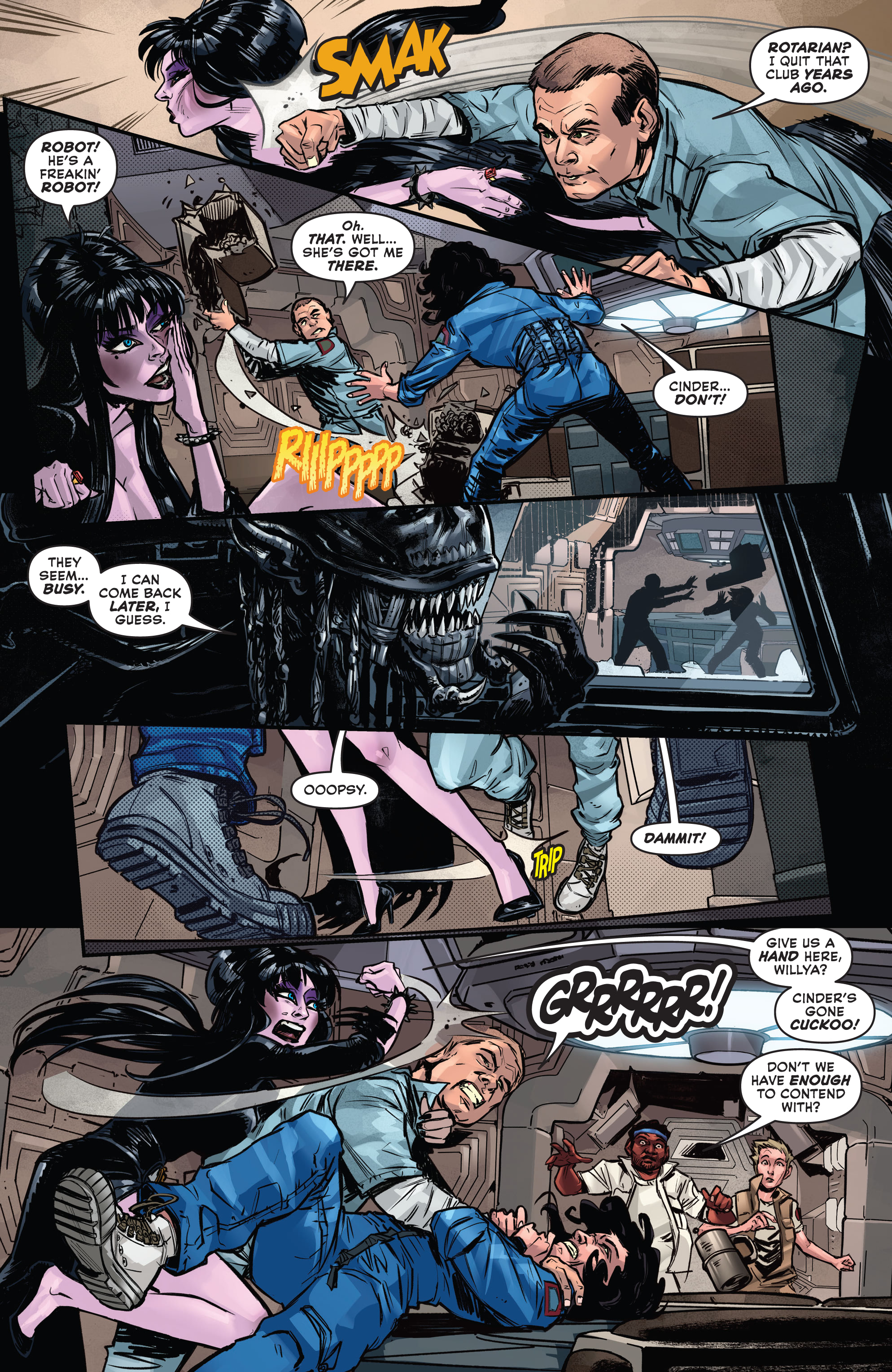 Read online Elvira in Horrorland comic -  Issue #3 - 18