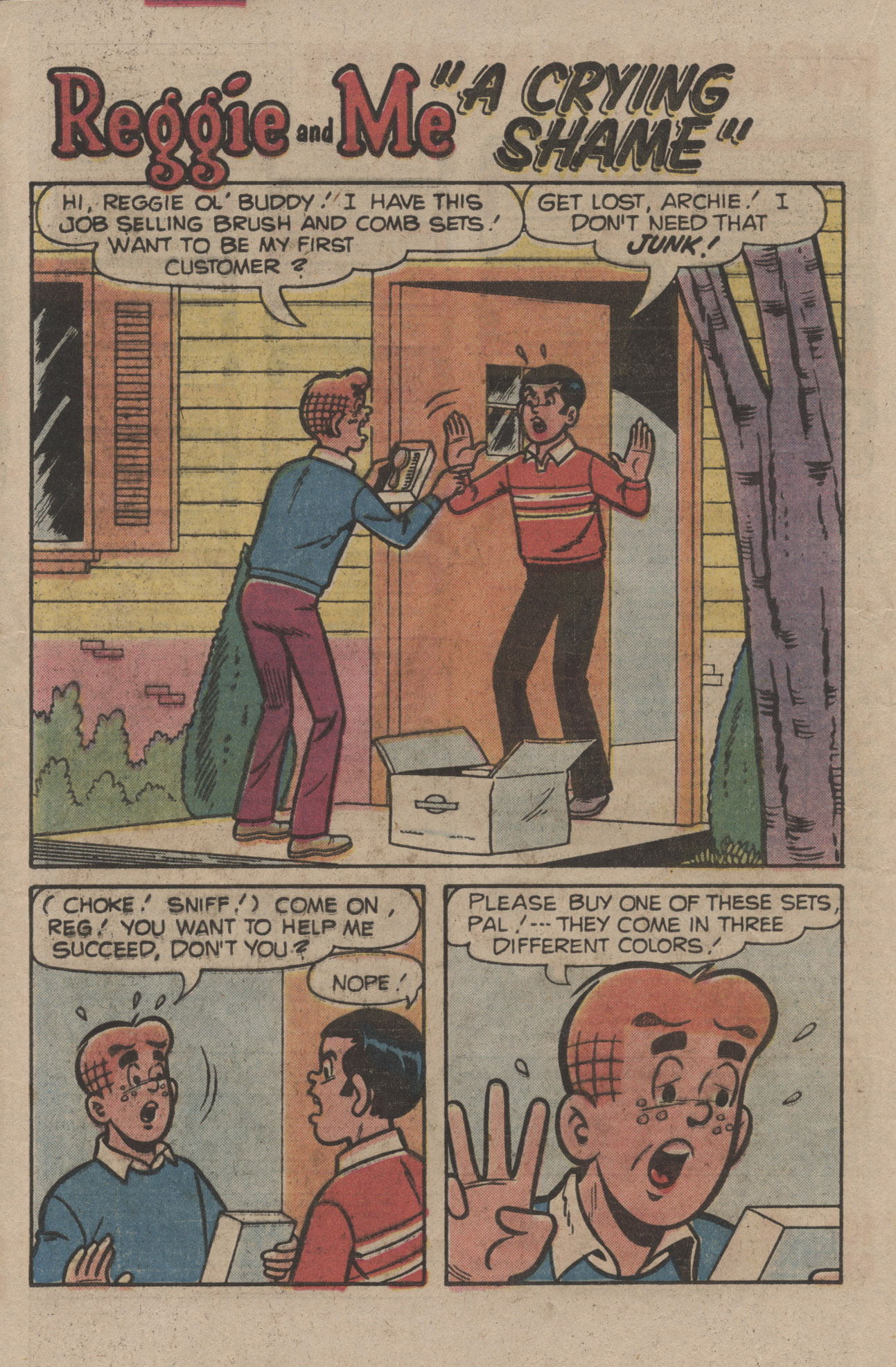 Read online Reggie and Me (1966) comic -  Issue #123 - 20