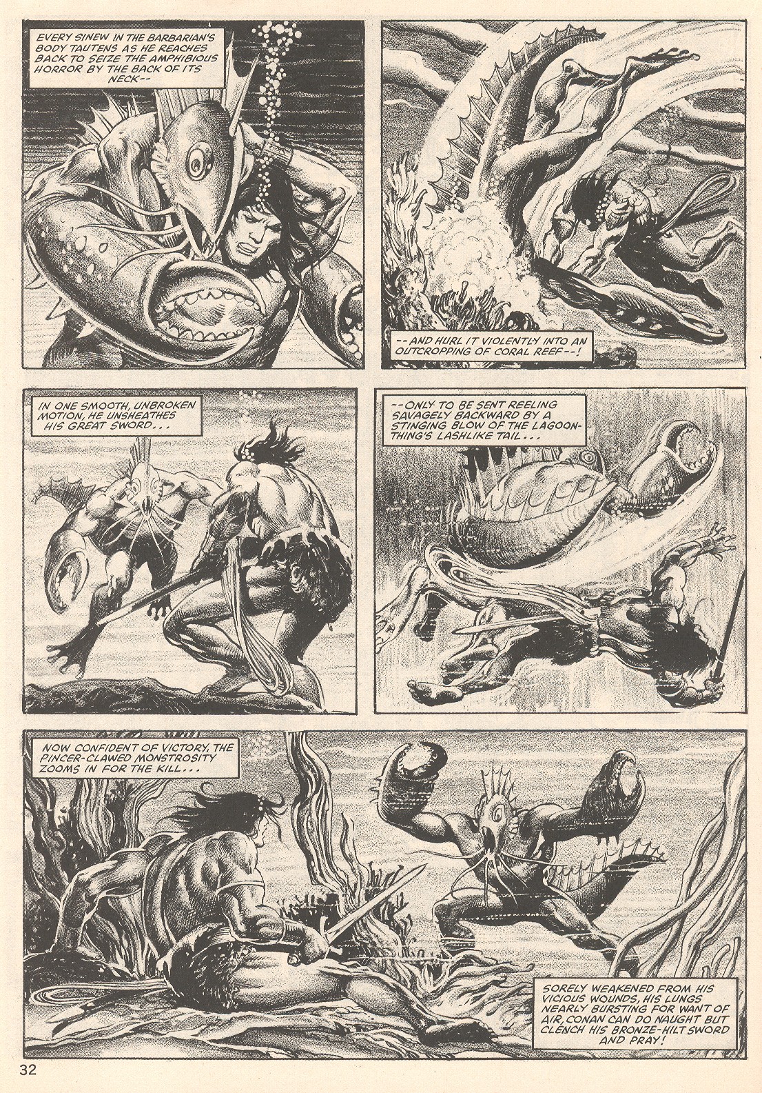Read online The Savage Sword Of Conan comic -  Issue #80 - 32