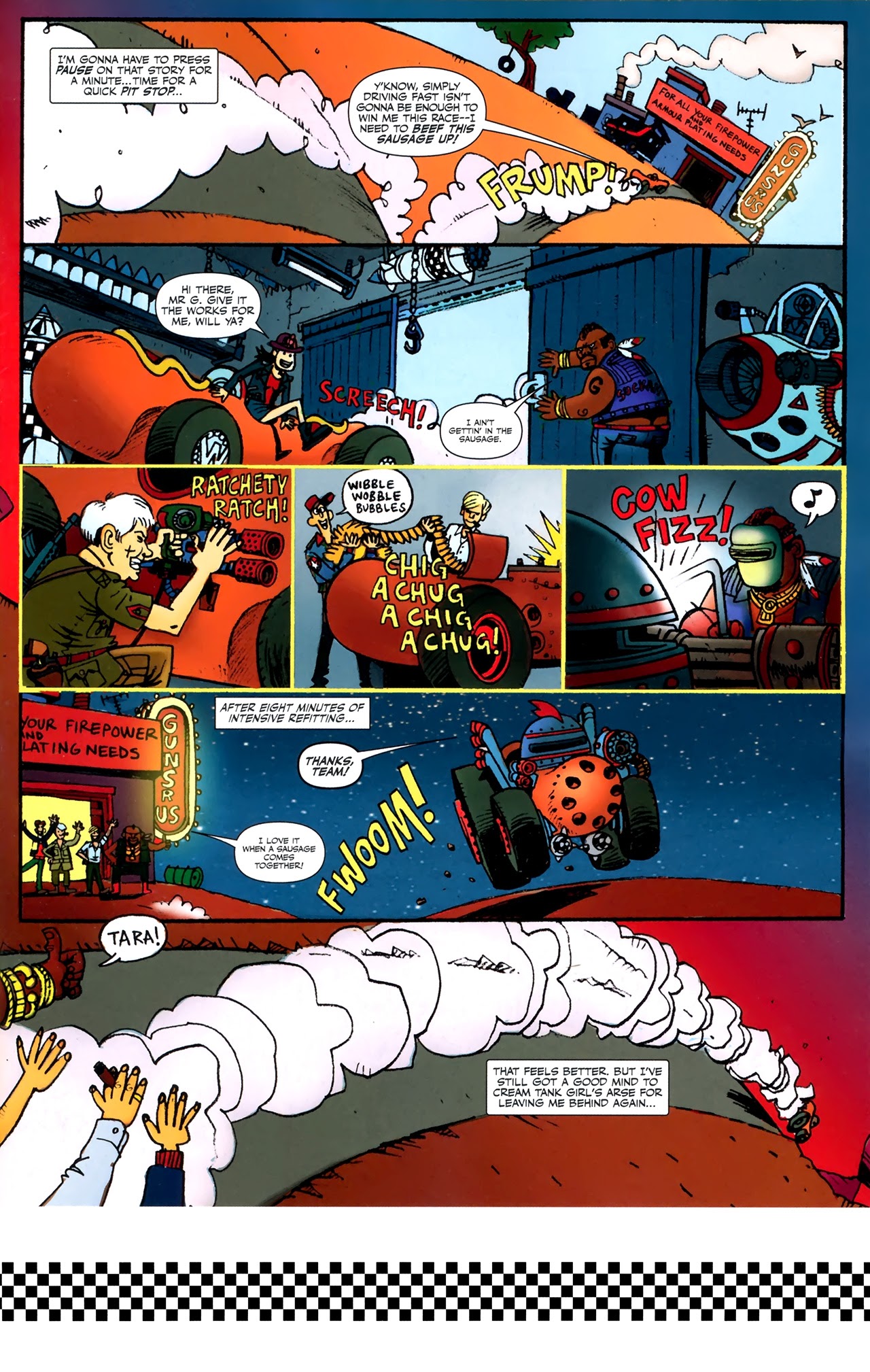 Read online Tank Girl: Skidmarks comic -  Issue #4 - 6