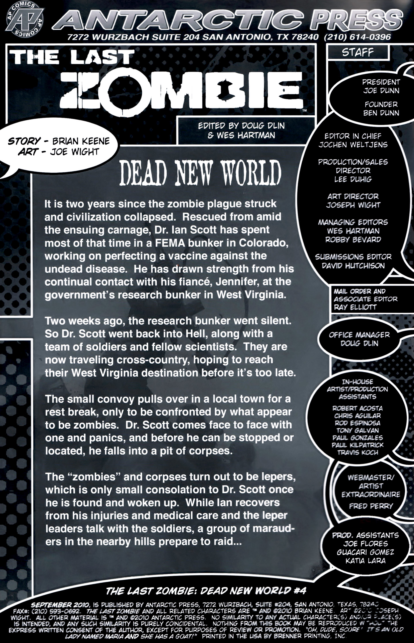 Read online The Last Zombie comic -  Issue #4 - 2