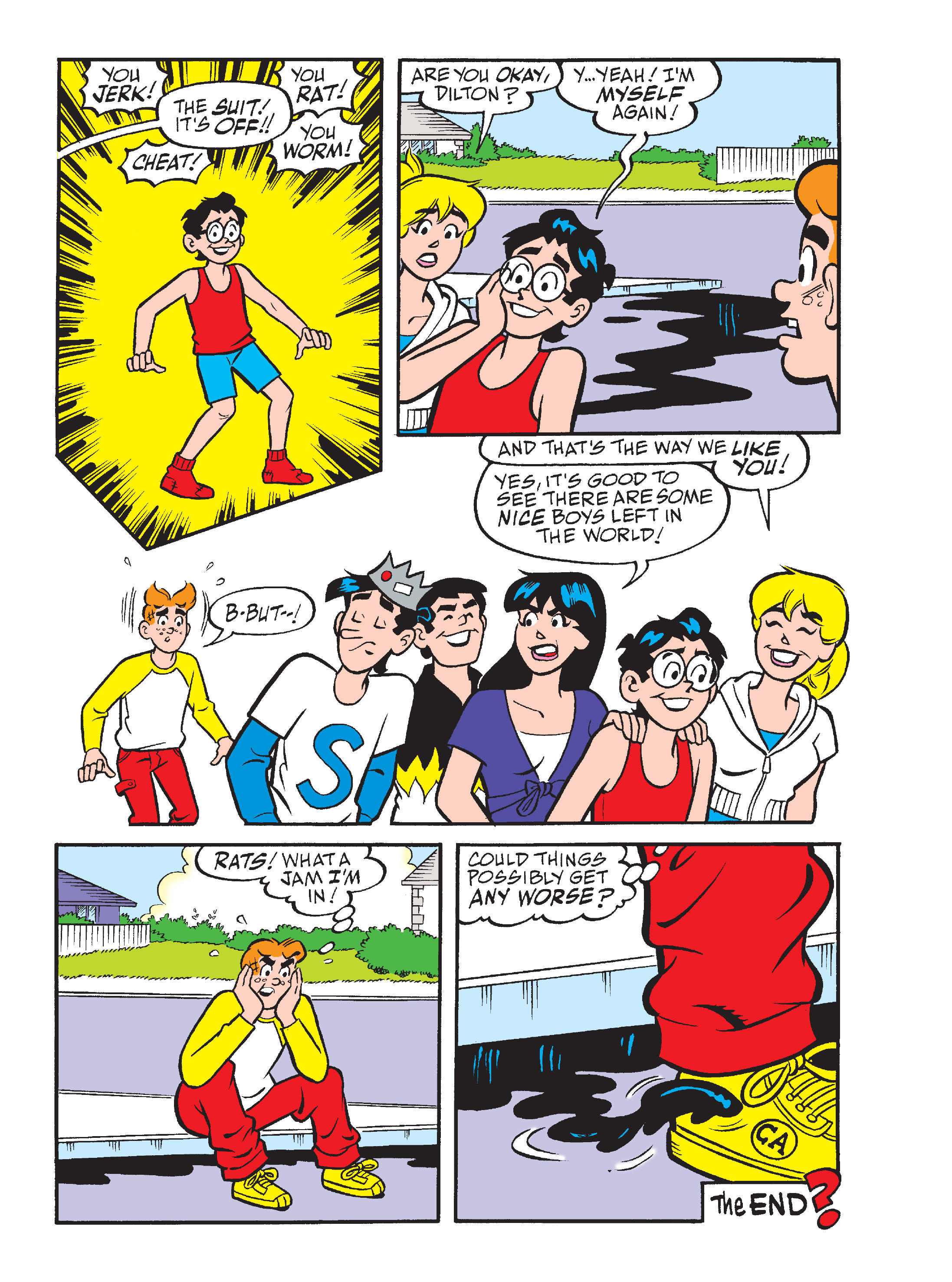 Read online Archie's Funhouse Double Digest comic -  Issue #15 - 196