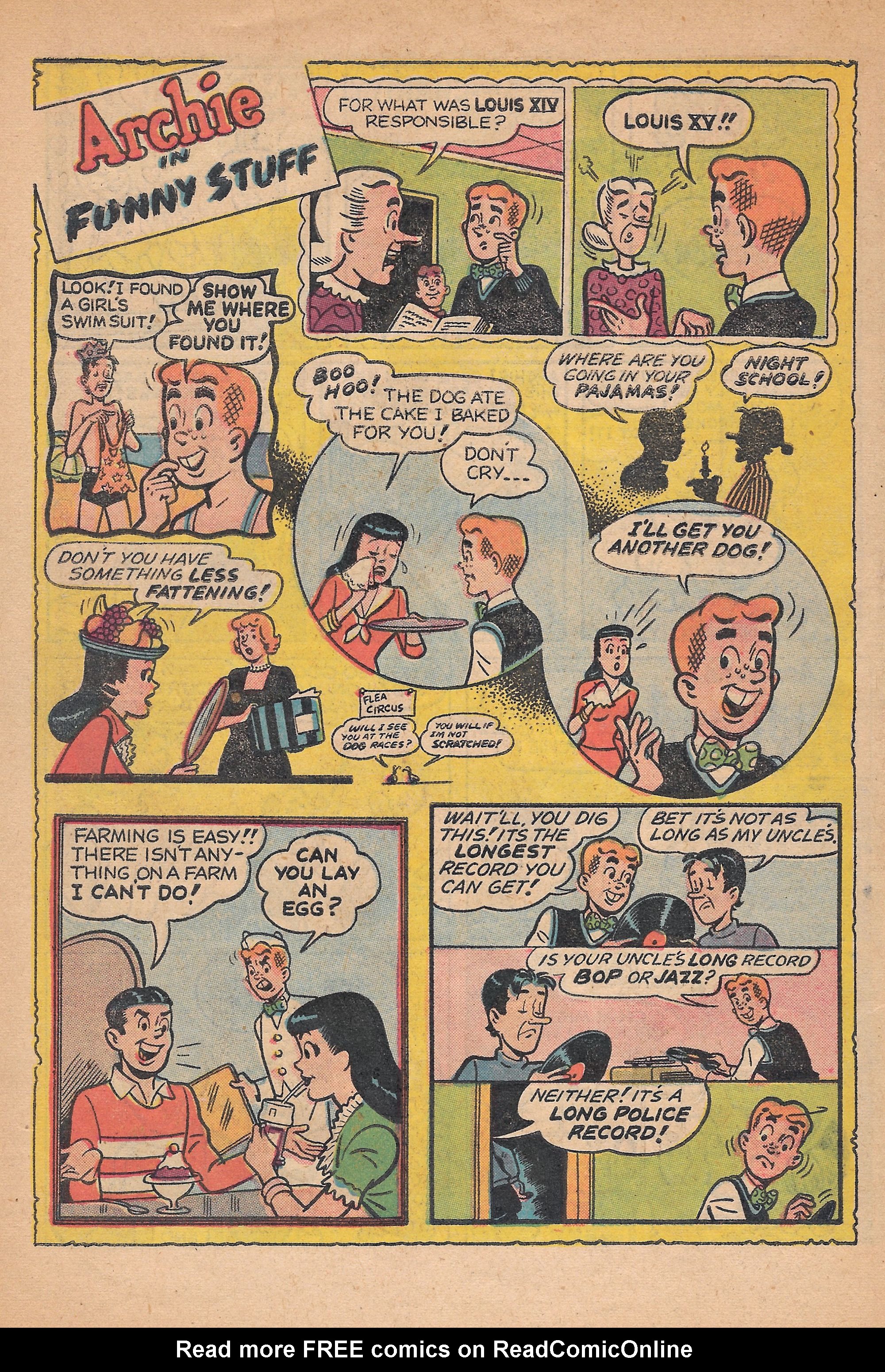 Read online Archie's Joke Book Magazine comic -  Issue #19 - 27