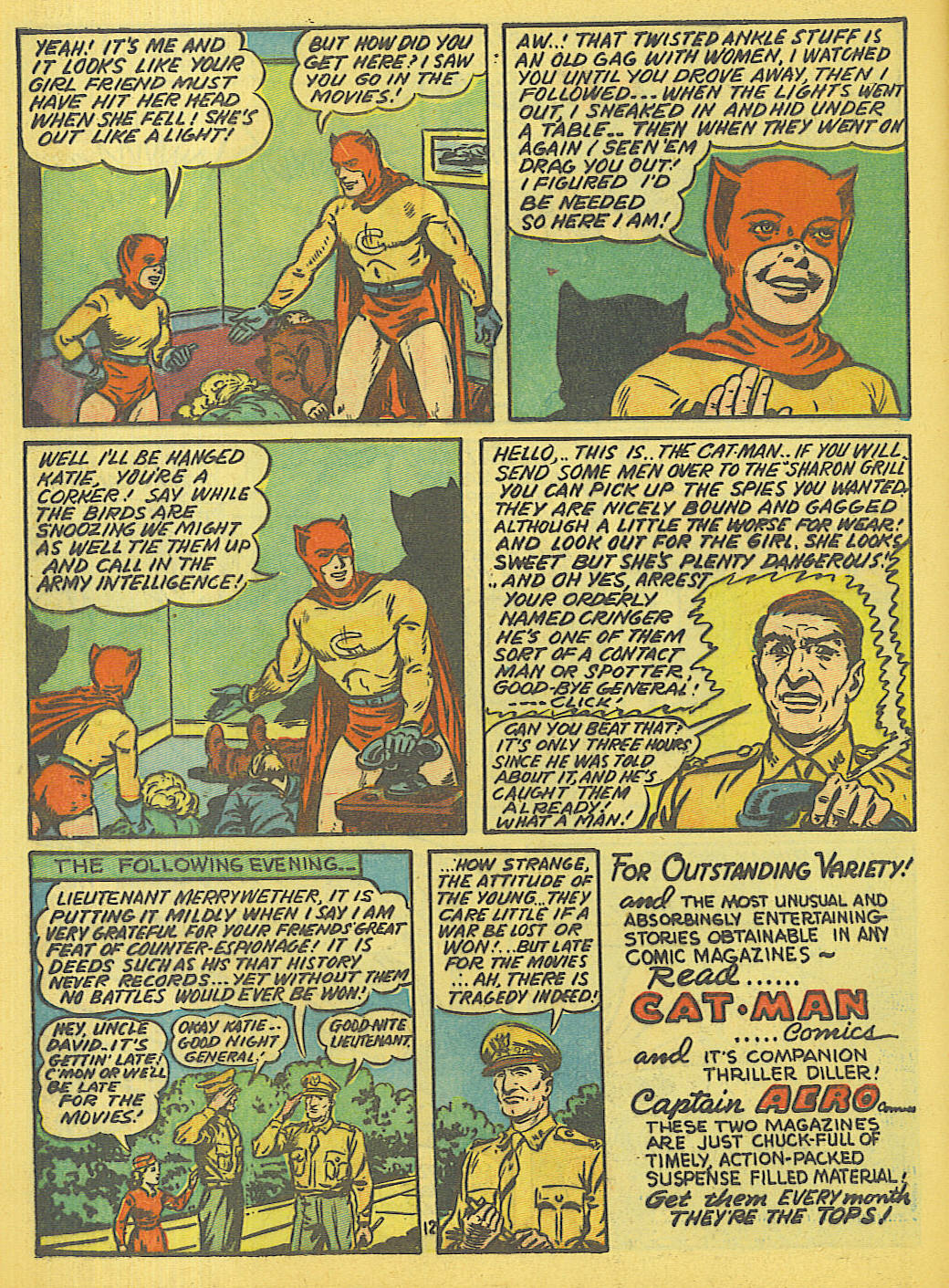 Read online Cat-Man Comics comic -  Issue #18 - 13