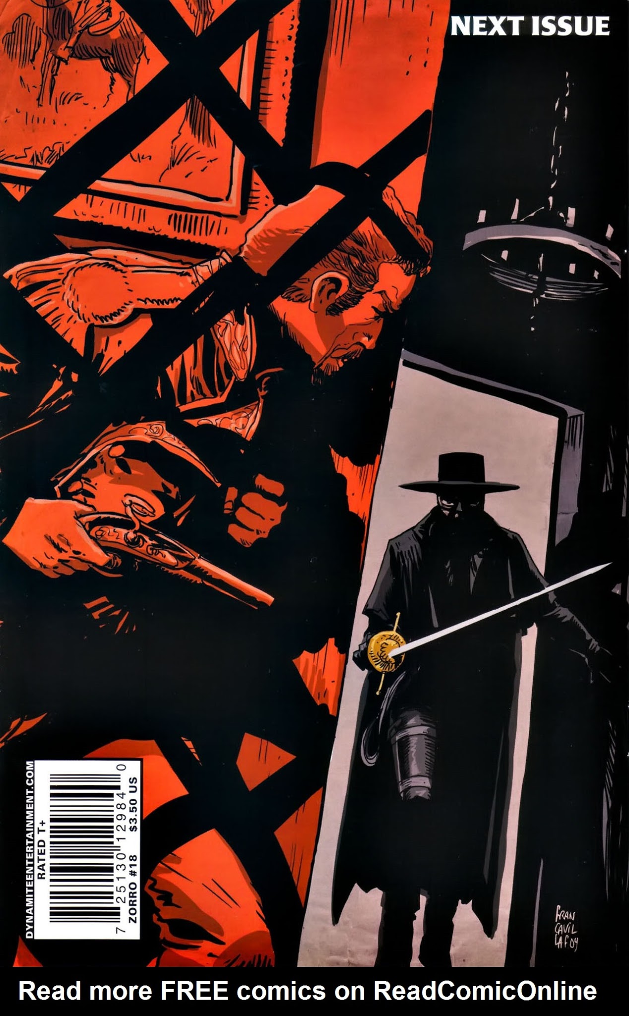 Read online Zorro (2008) comic -  Issue #18 - 23