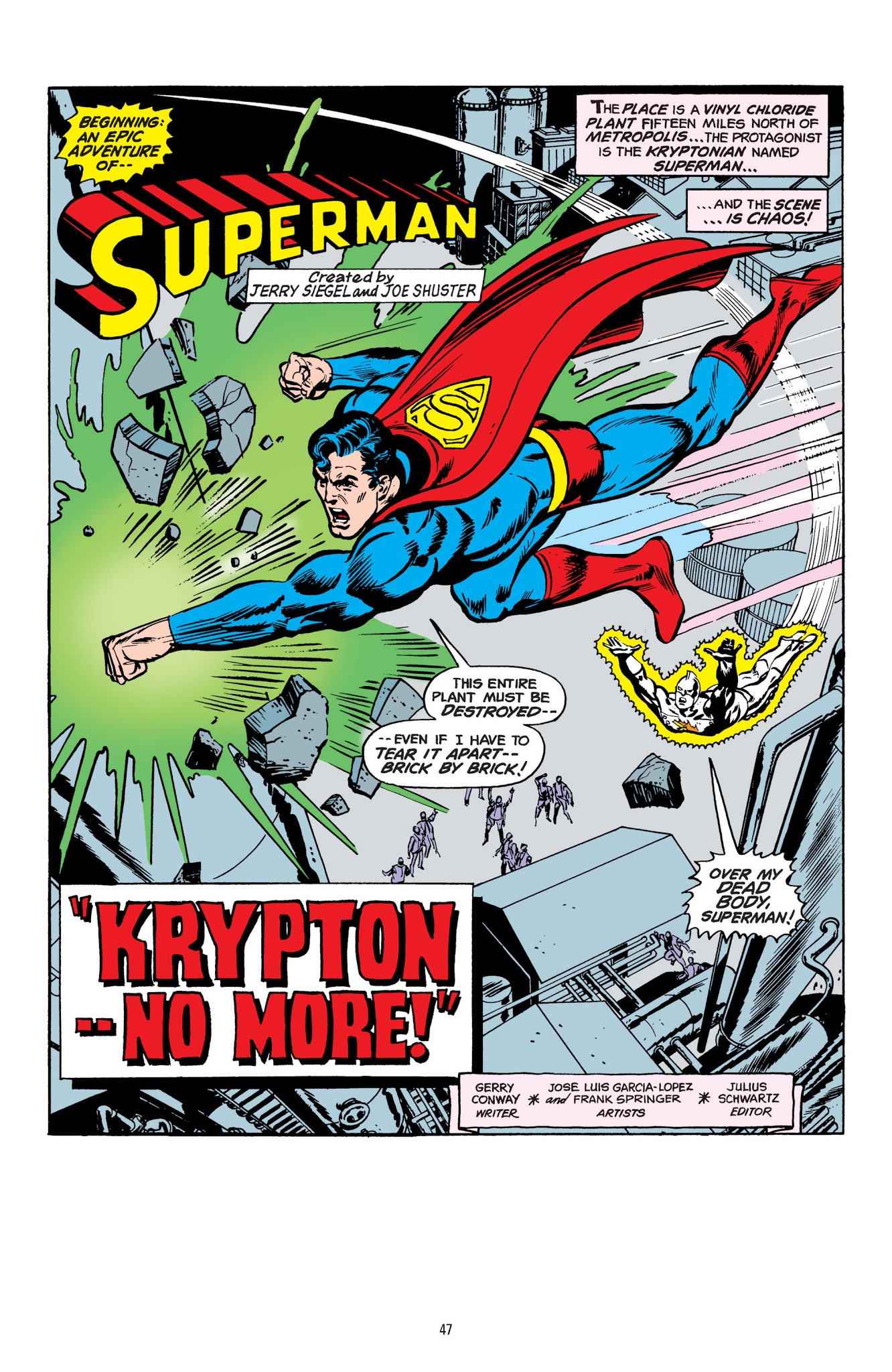 Read online Adventures of Superman: José Luis García-López comic -  Issue # TPB - 47