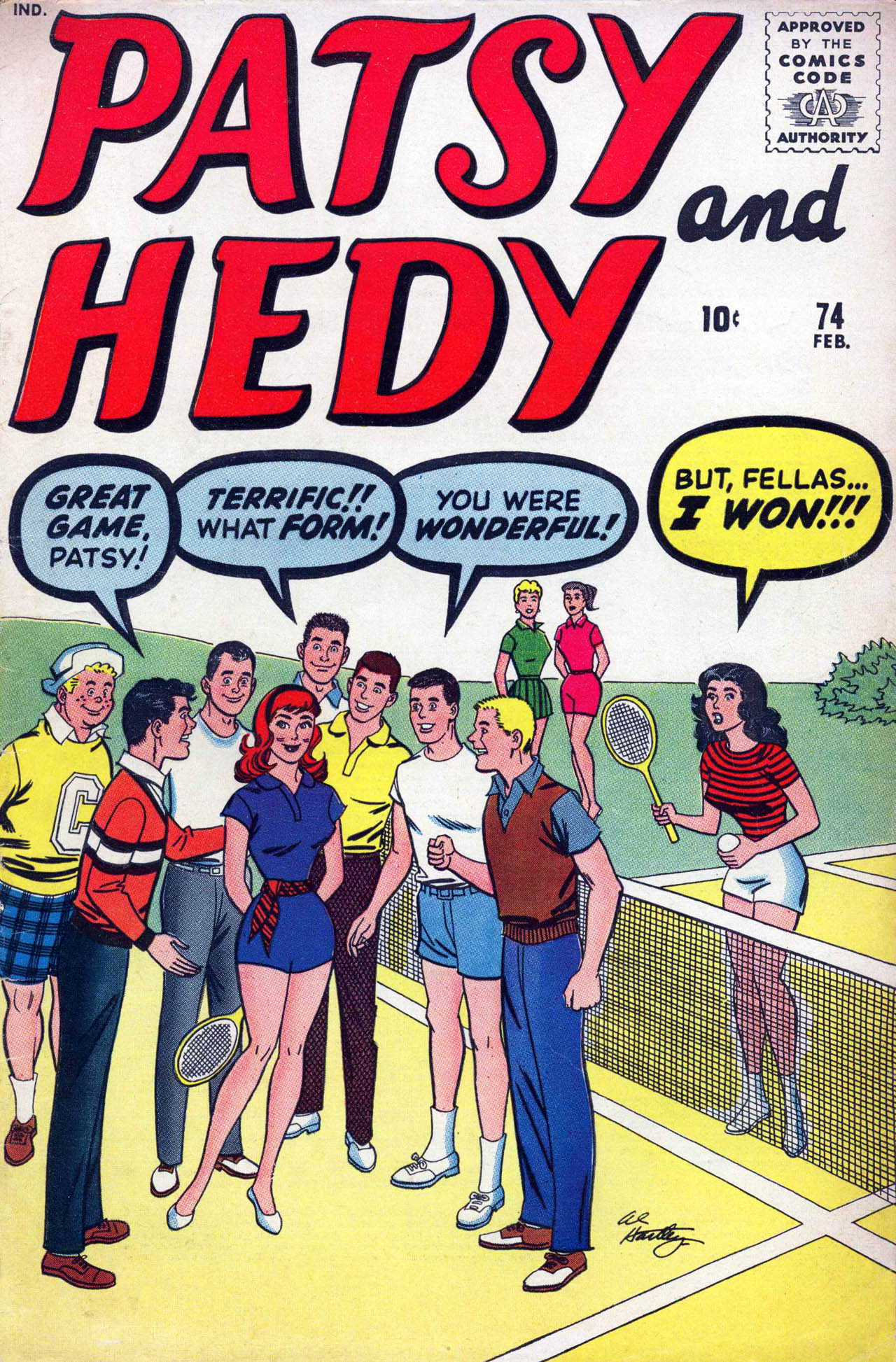 Read online Patsy and Hedy comic -  Issue #74 - 1