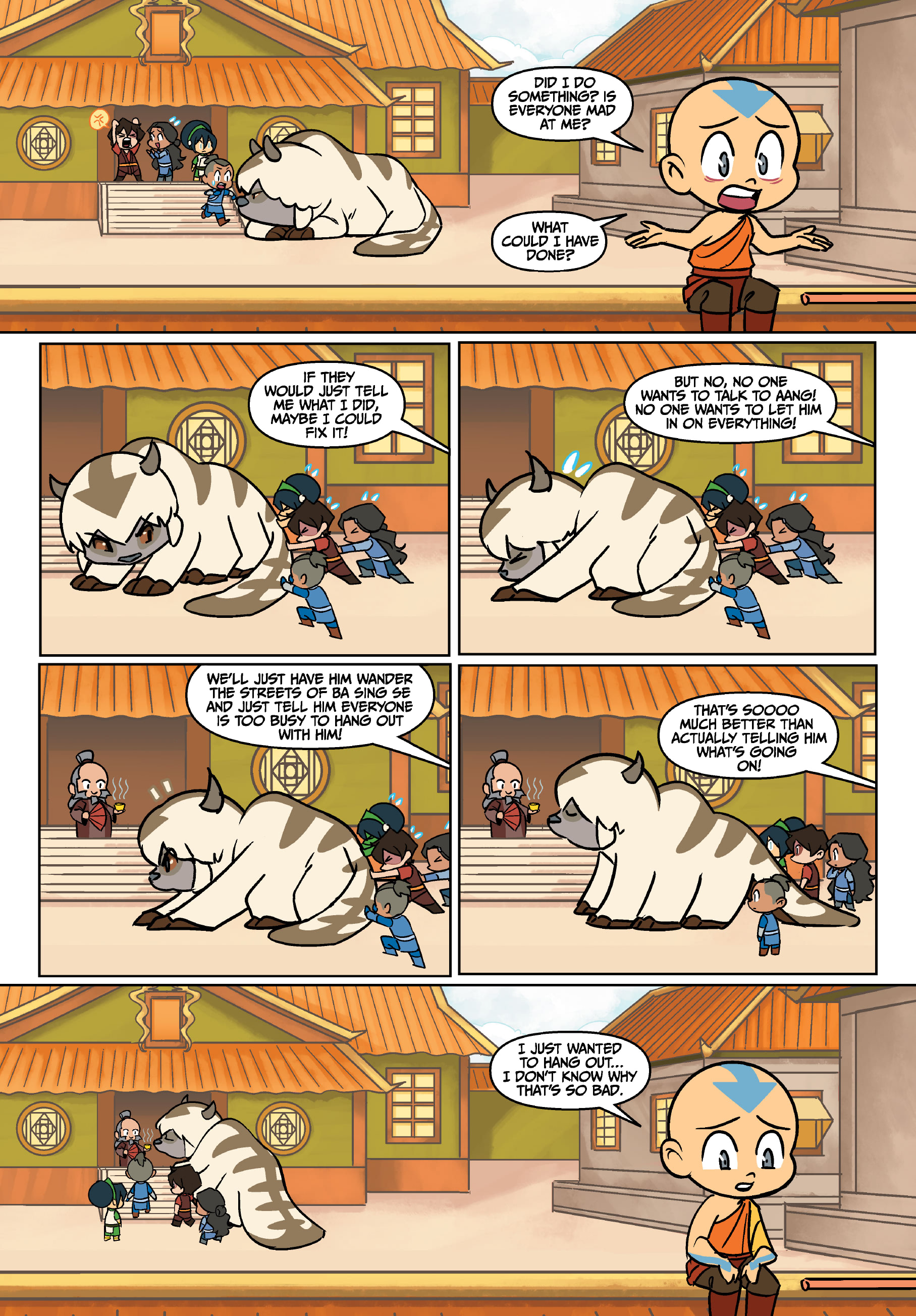 Read online Avatar: The Last Airbender Chibis - Aang's Unfreezing Day comic -  Issue # Full - 28