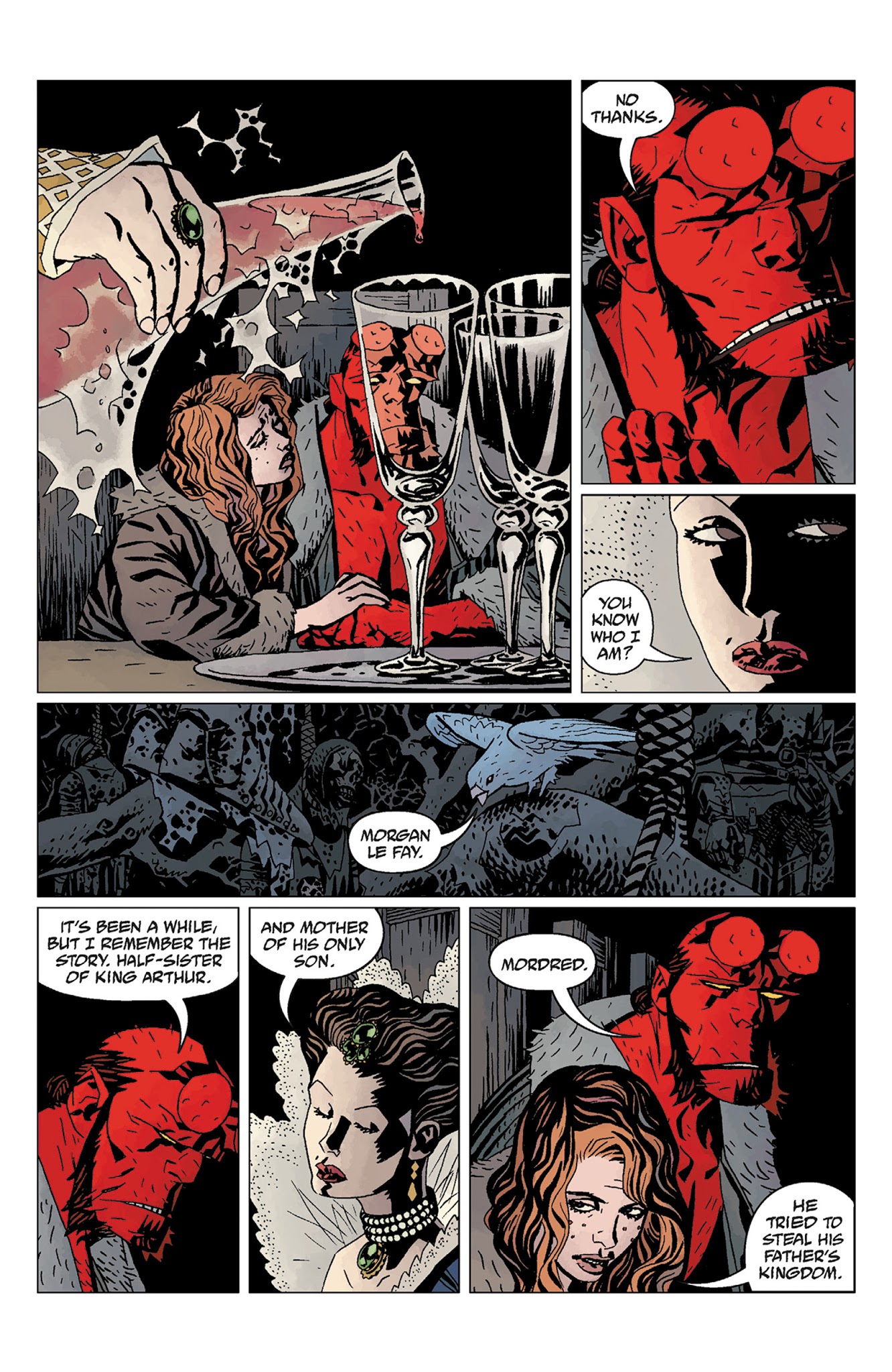 Read online Hellboy: The Wild Hunt comic -  Issue # TPB - 118