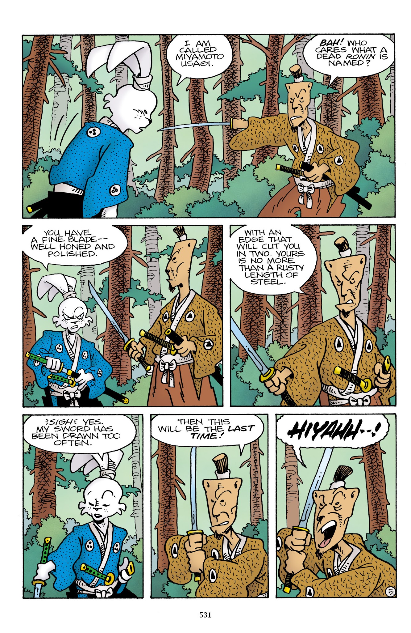 Read online The Usagi Yojimbo Saga comic -  Issue # TPB 6 - 528