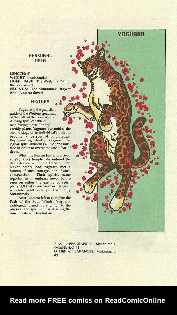 Read online Teenage Mutant Ninja Turtles Mutant Universe Sourcebook comic -  Issue #2 - 44