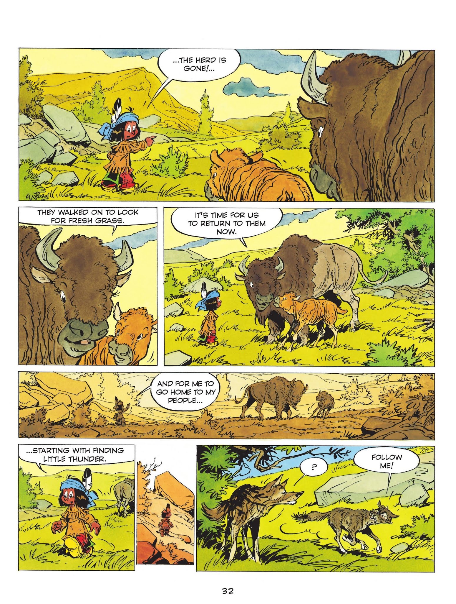 Read online Yakari comic -  Issue #14 - 34