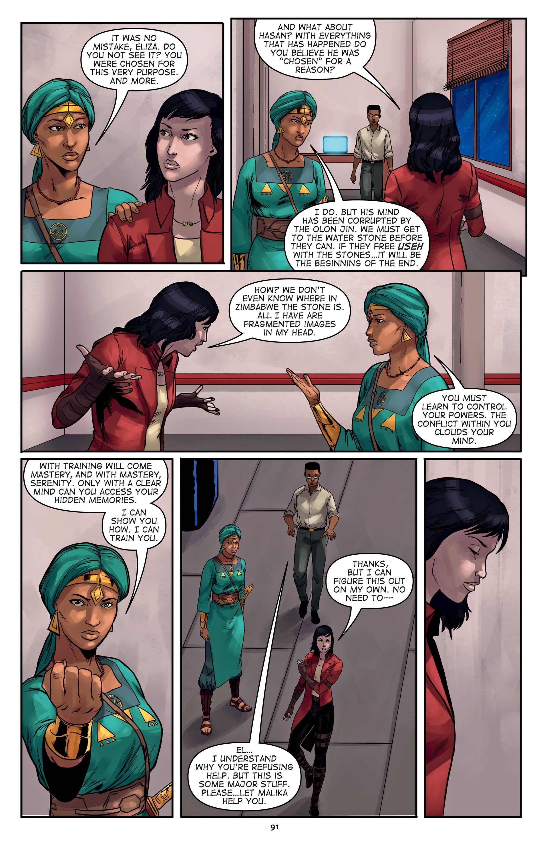 Read online Malika: Warrior Queen comic -  Issue # TPB 2 (Part 1) - 93