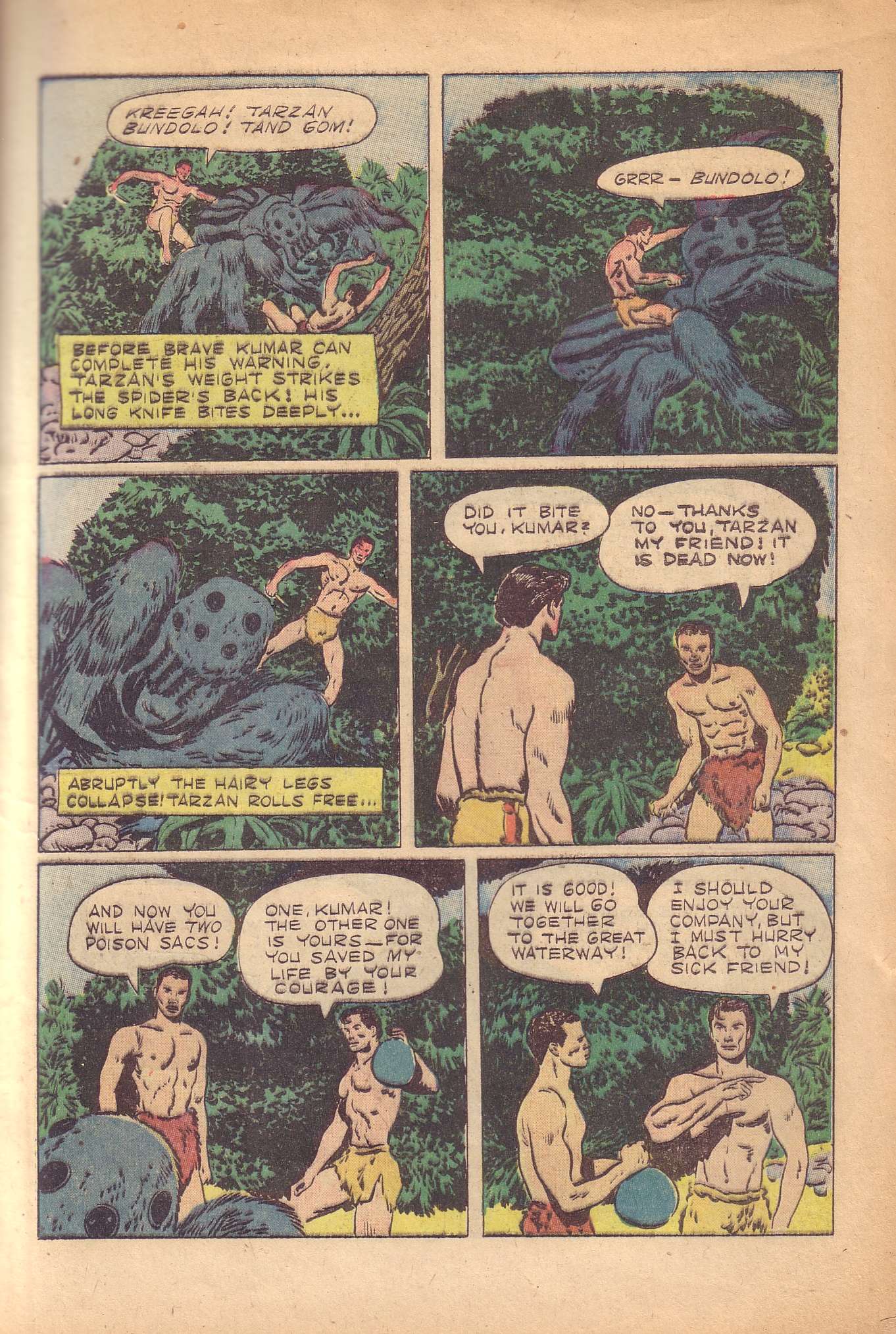 Read online Tarzan (1948) comic -  Issue #50 - 13