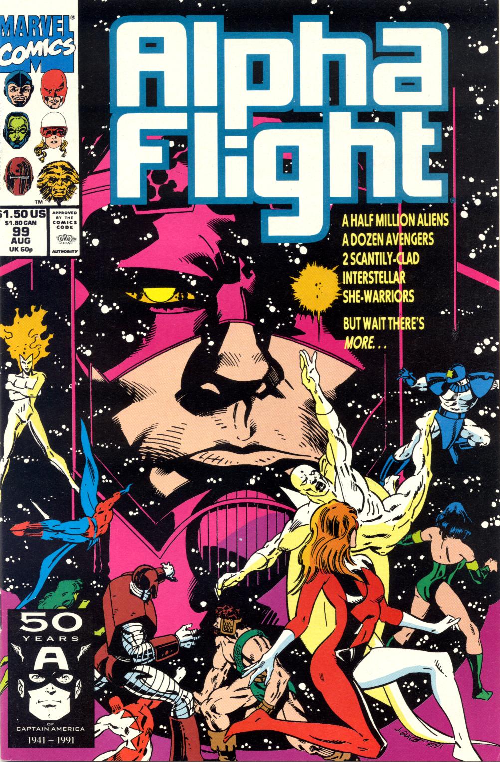 Read online Alpha Flight (1983) comic -  Issue #99 - 1