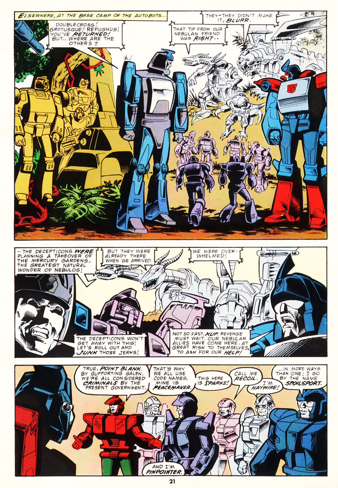 Read online The Transformers (UK) comic -  Issue #142 - 19