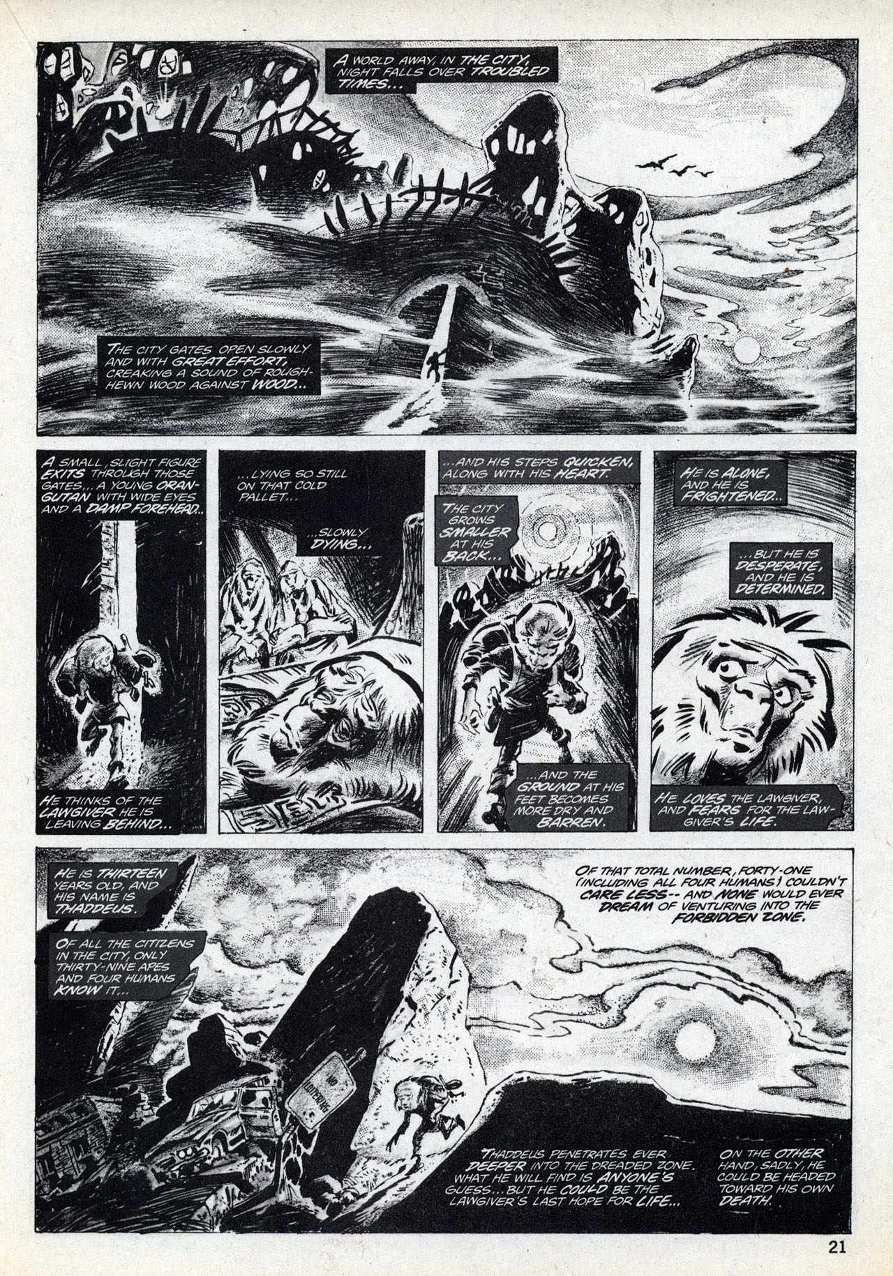 Read online Planet of the Apes comic -  Issue #23 - 21