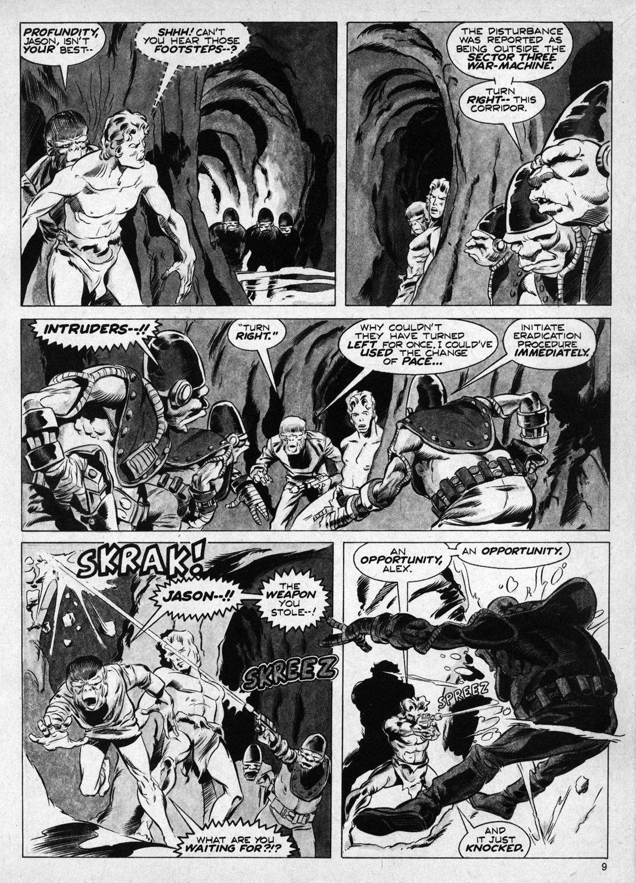 Read online Planet of the Apes comic -  Issue #3 - 9