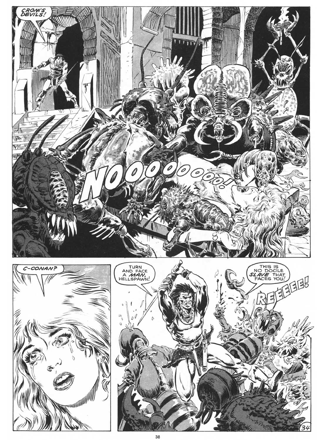 Read online The Savage Sword Of Conan comic -  Issue #161 - 37