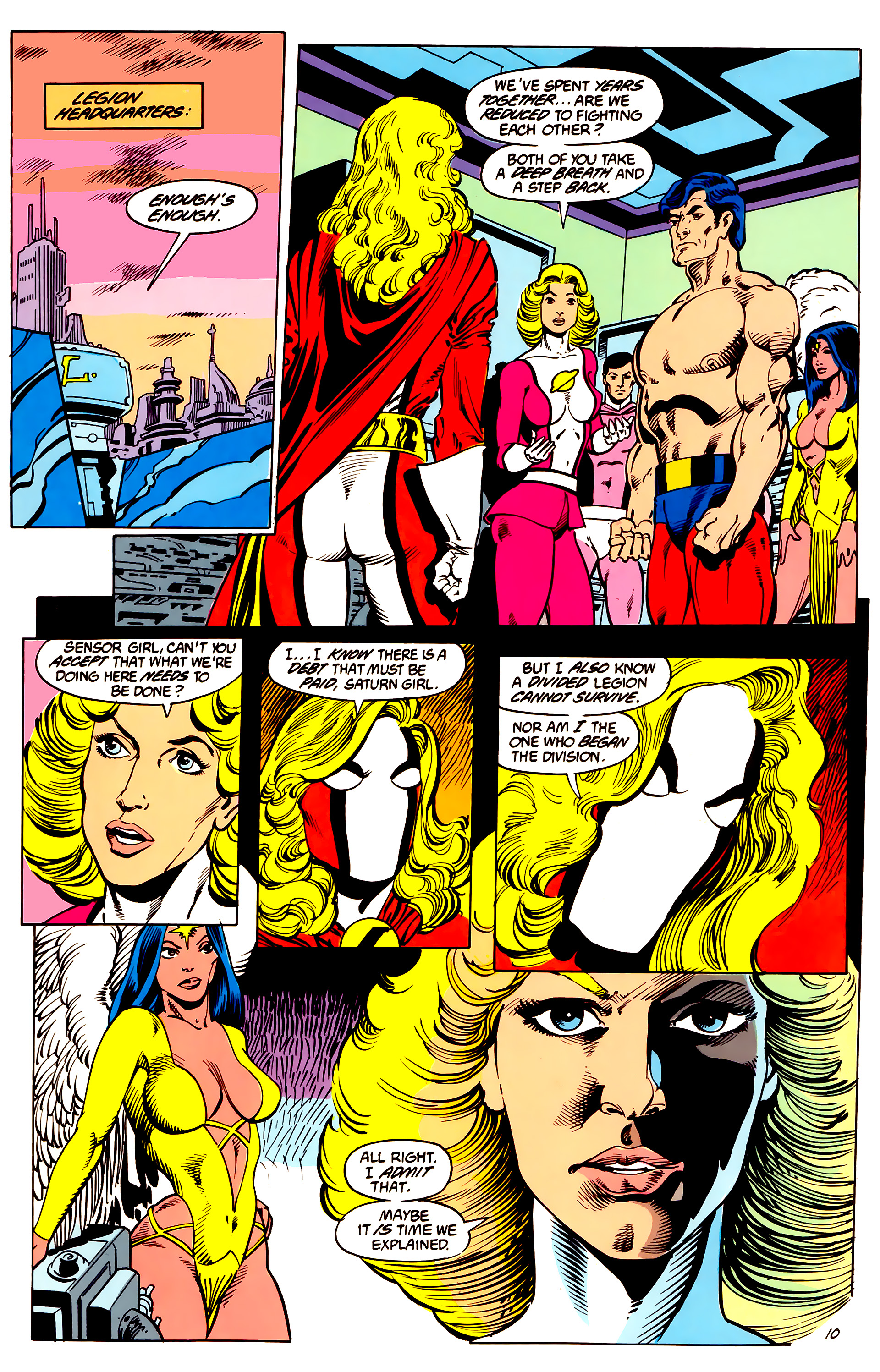 Legion of Super-Heroes (1984) 49 Page 10