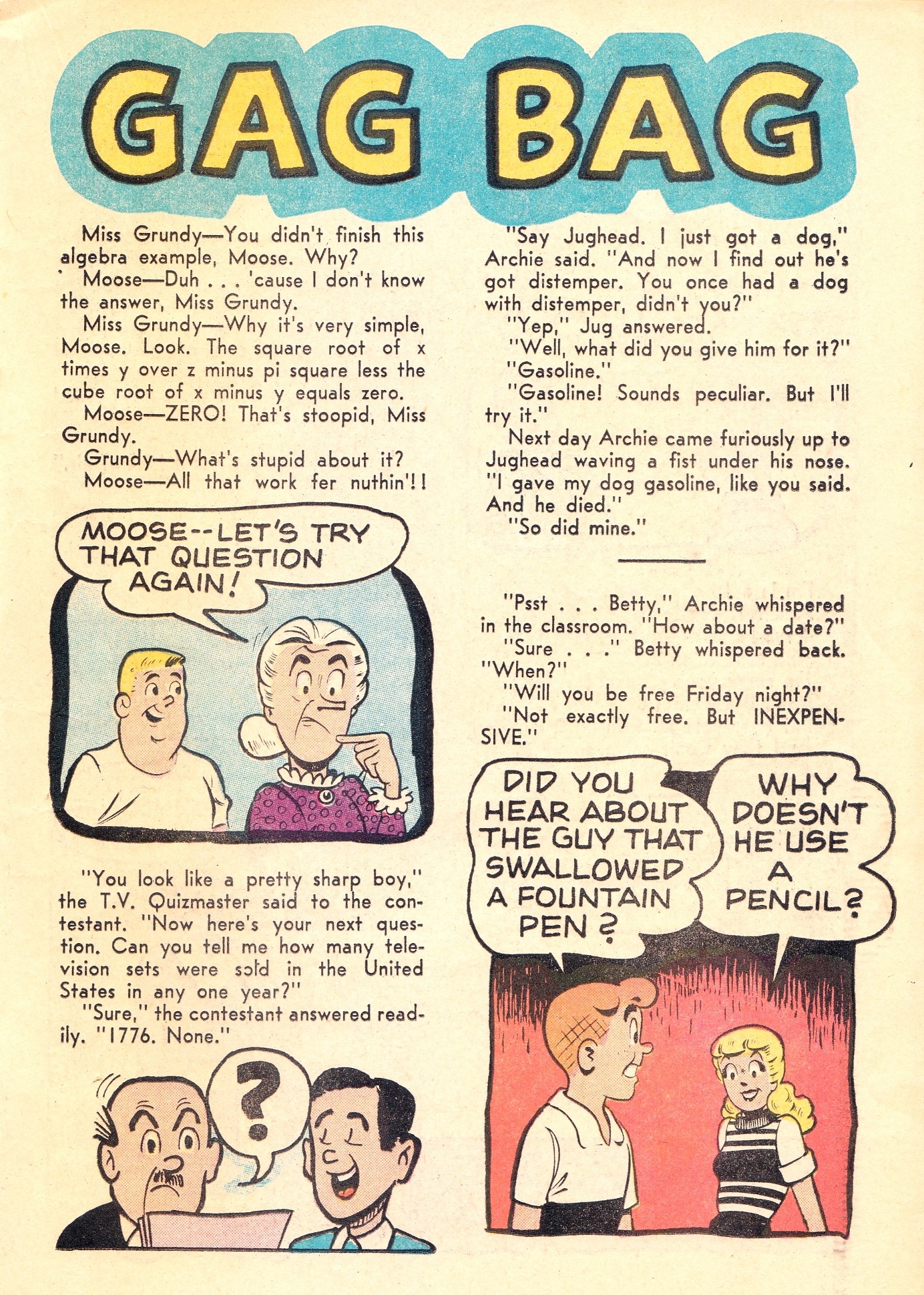 Read online Archie's Joke Book Magazine comic -  Issue #21 - 19