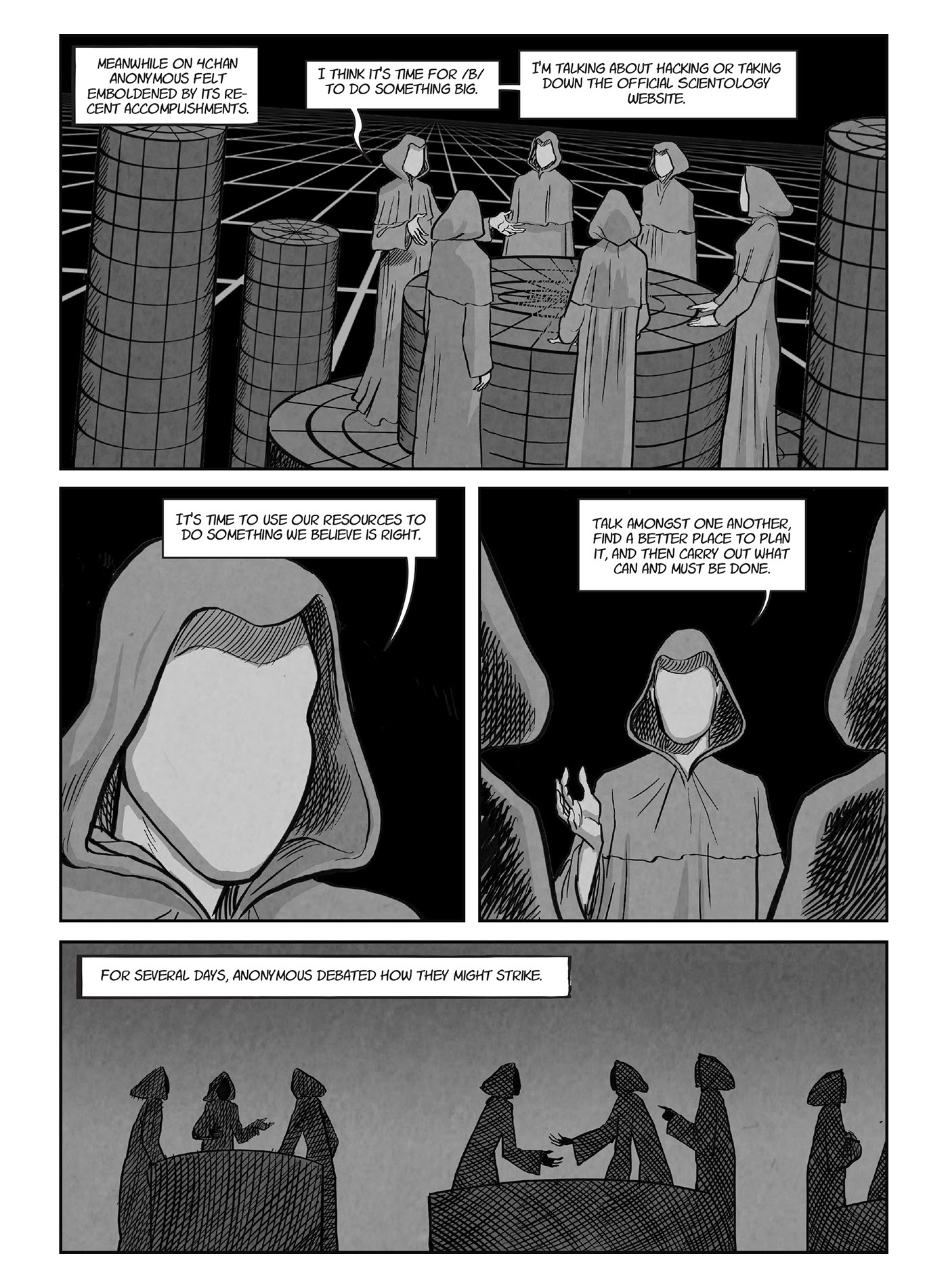 Read online A for Anonymous: How a Mysterious Hacker Collective Transformed the World comic -  Issue # TPB - 34