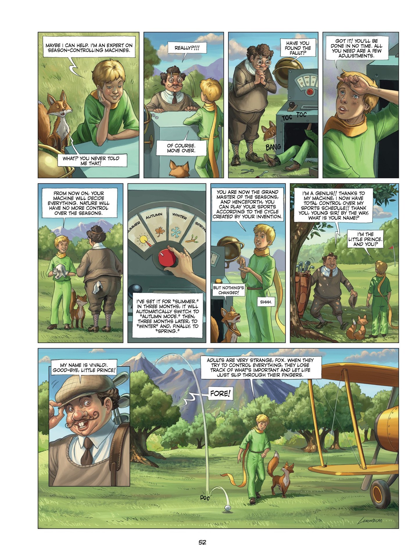 Read online The Little Prince comic -  Issue #8 - 56