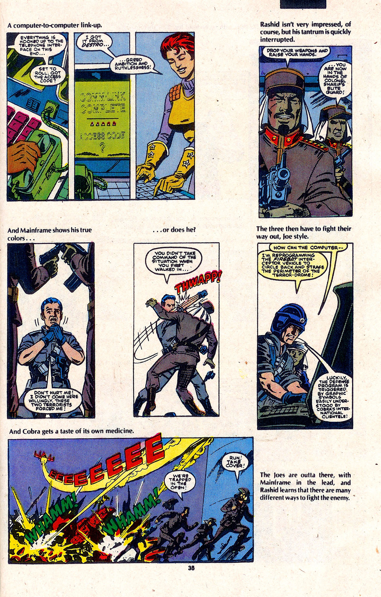 Read online G.I. Joe Yearbook comic -  Issue #4 - 37