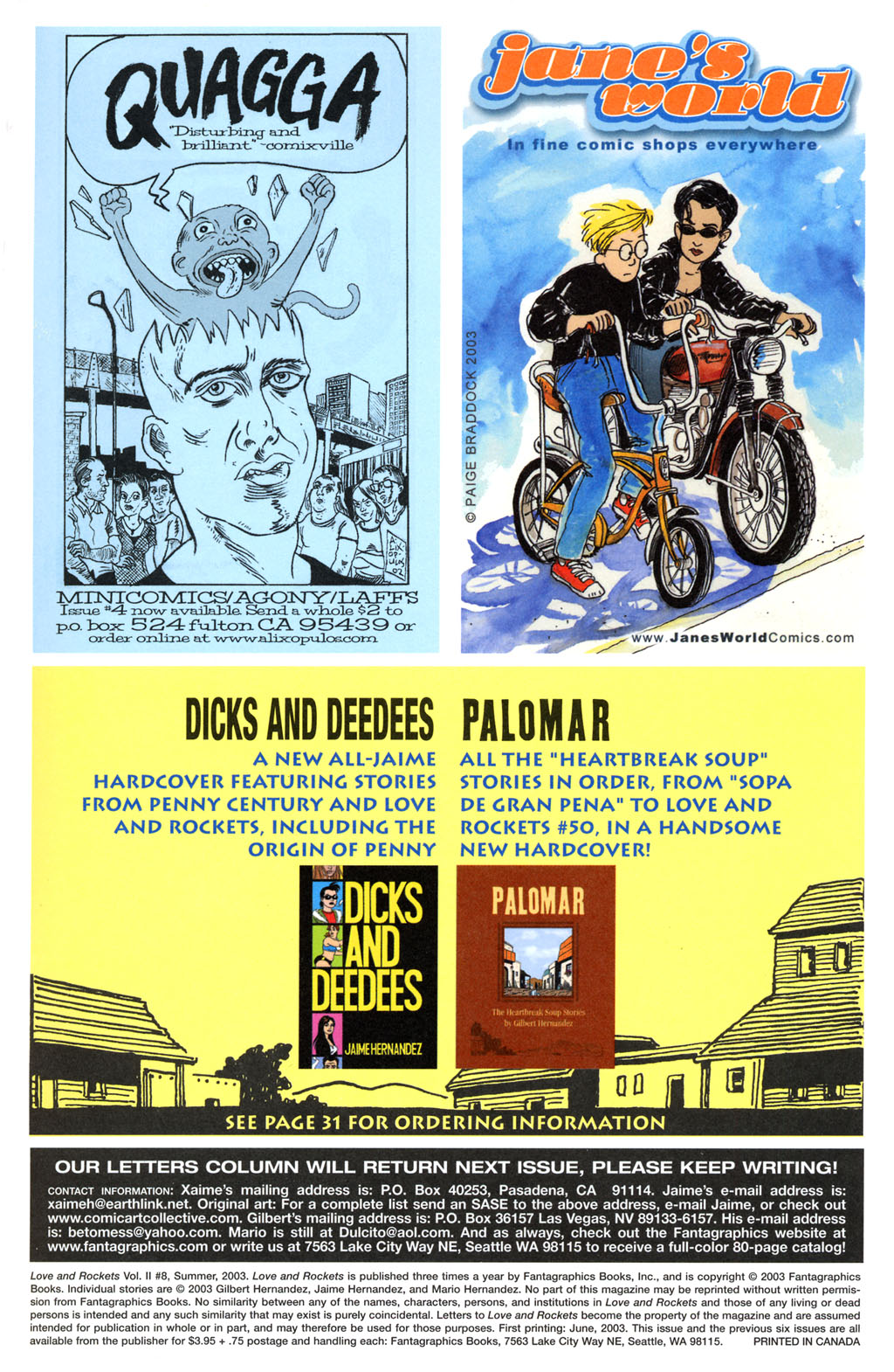 Read online Love and Rockets (2001) comic -  Issue #8 - 35