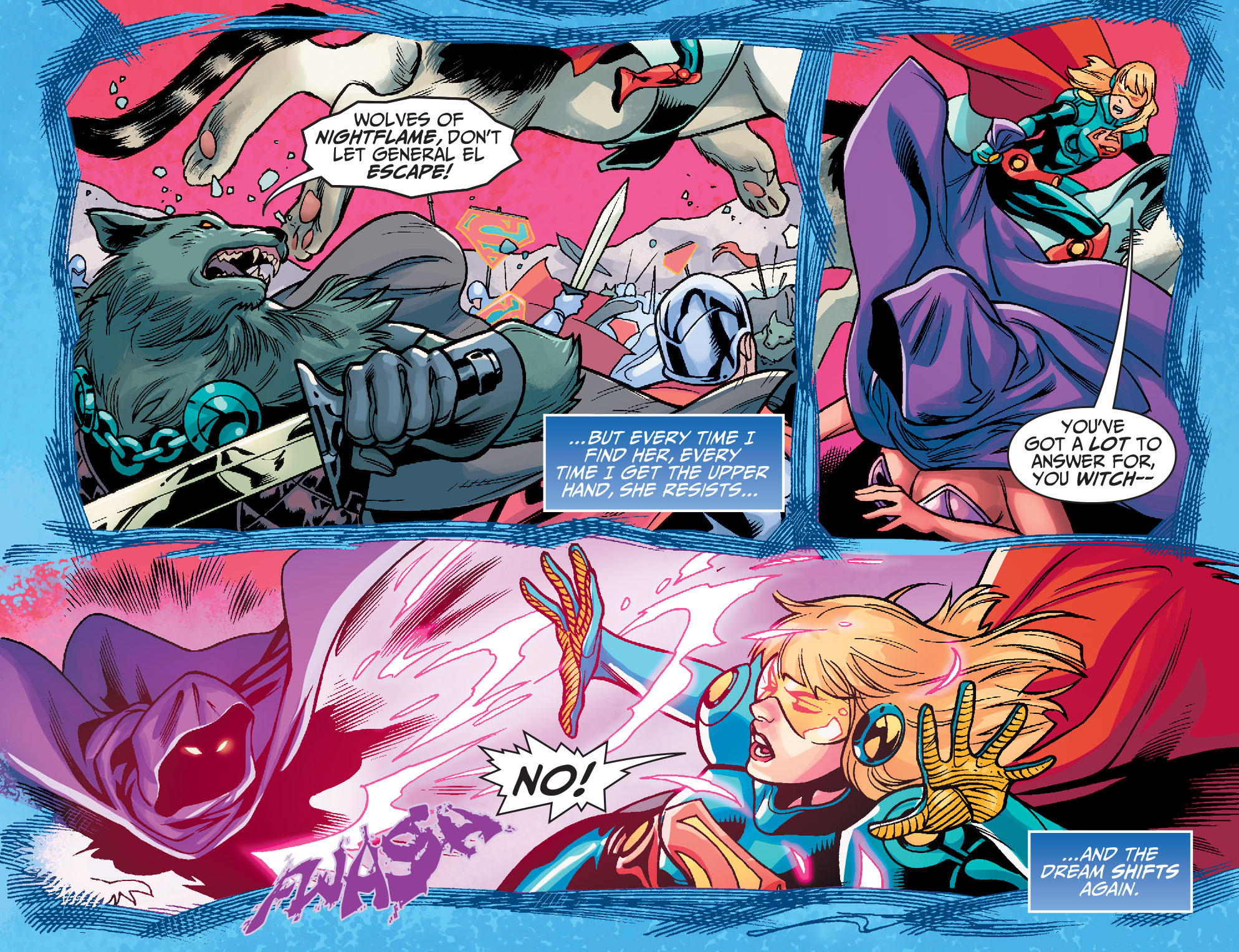 Read online Adventures of Supergirl comic -  Issue #7 - 8