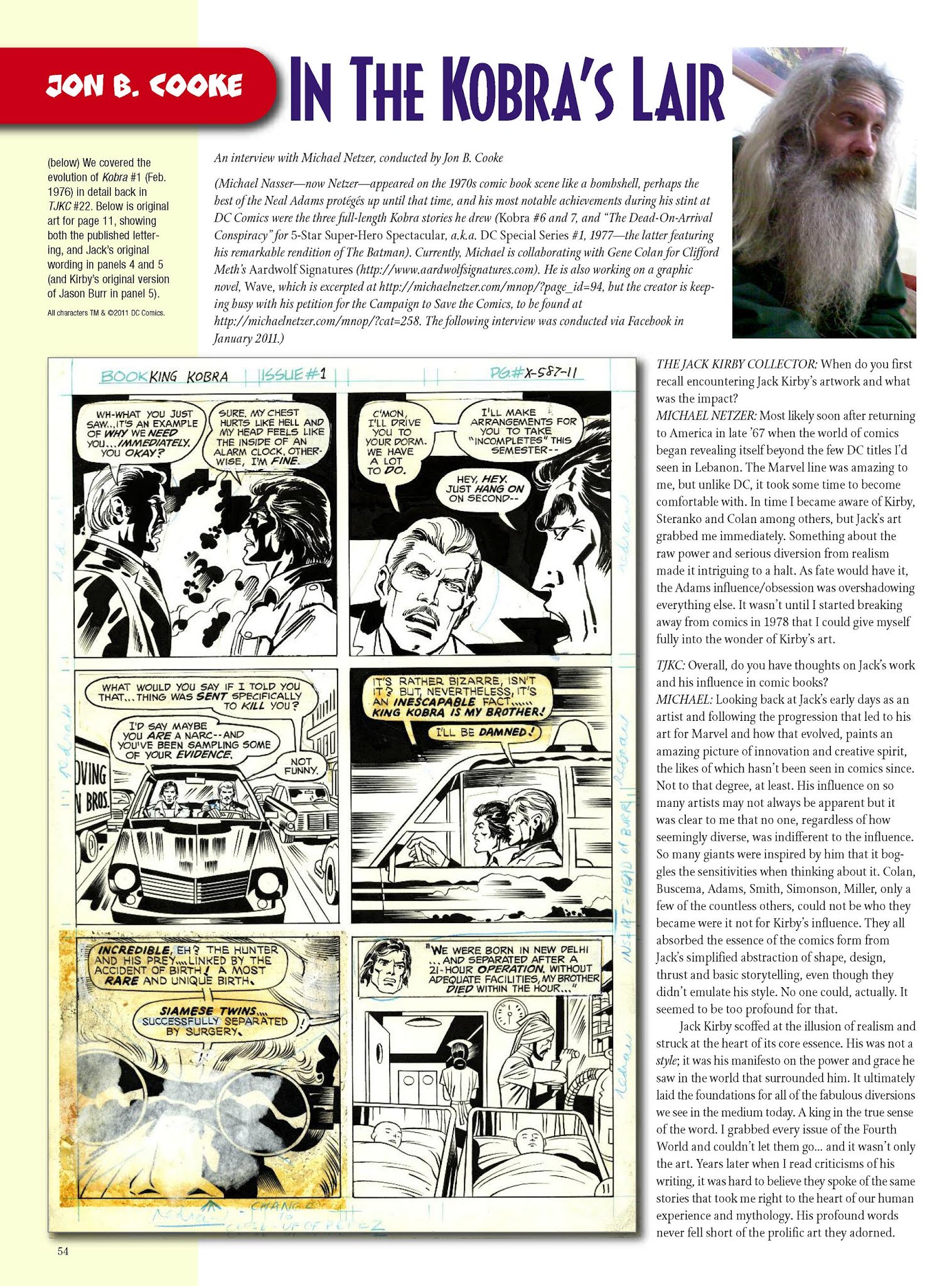 Read online The Jack Kirby Collector comic -  Issue #56 - 52