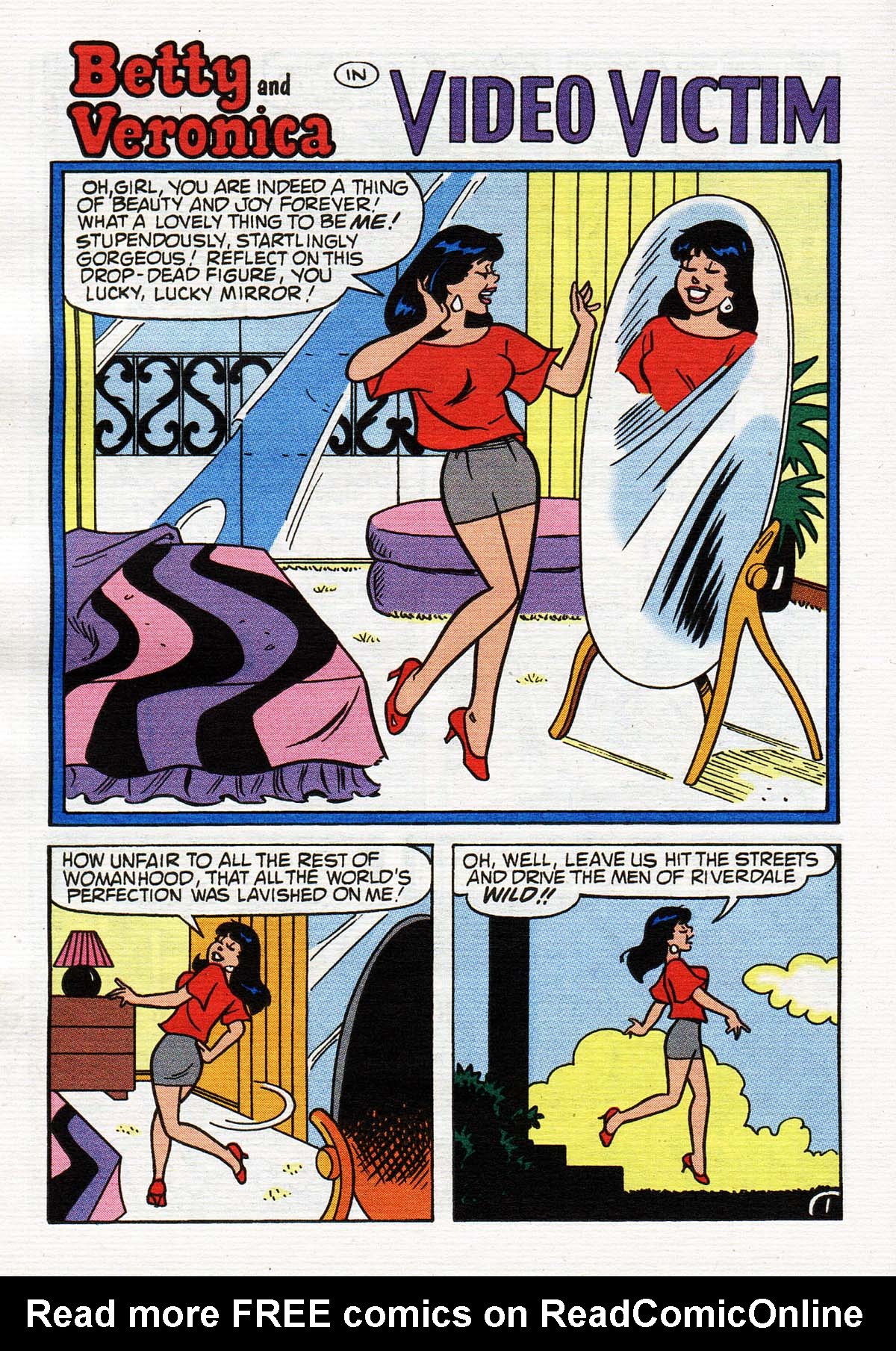 Read online Betty and Veronica Digest Magazine comic -  Issue #124 - 123