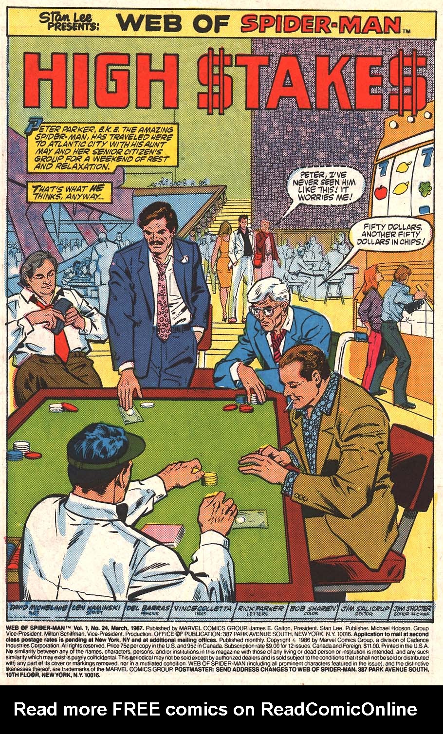 Read online Web of Spider-Man (1985) comic -  Issue #24 - 2