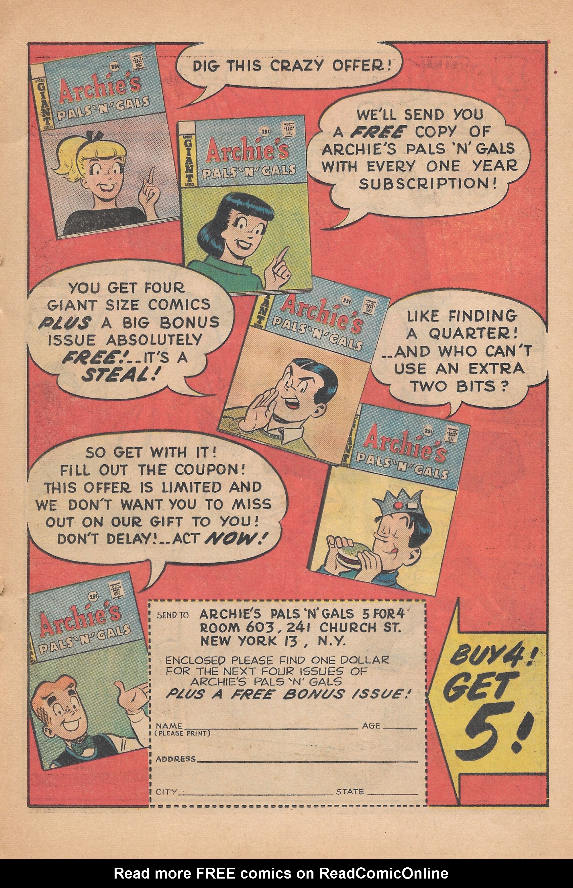 Read online Archie's Pals 'N' Gals (1952) comic -  Issue #32 - 9