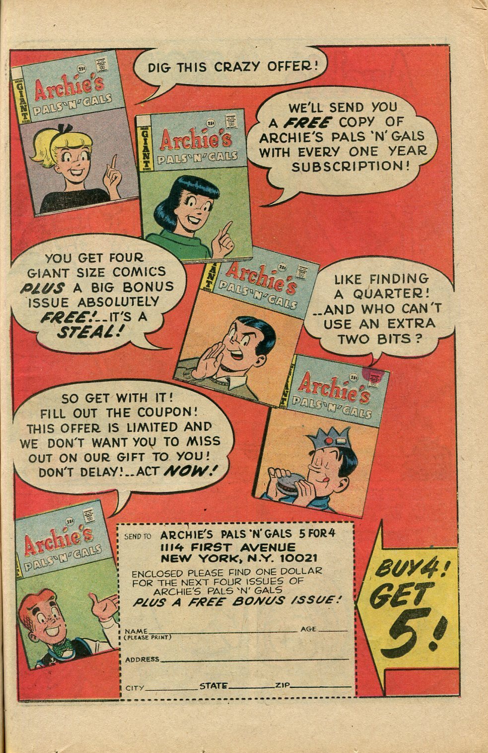 Read online Archie's Pals 'N' Gals (1952) comic -  Issue #45 - 37