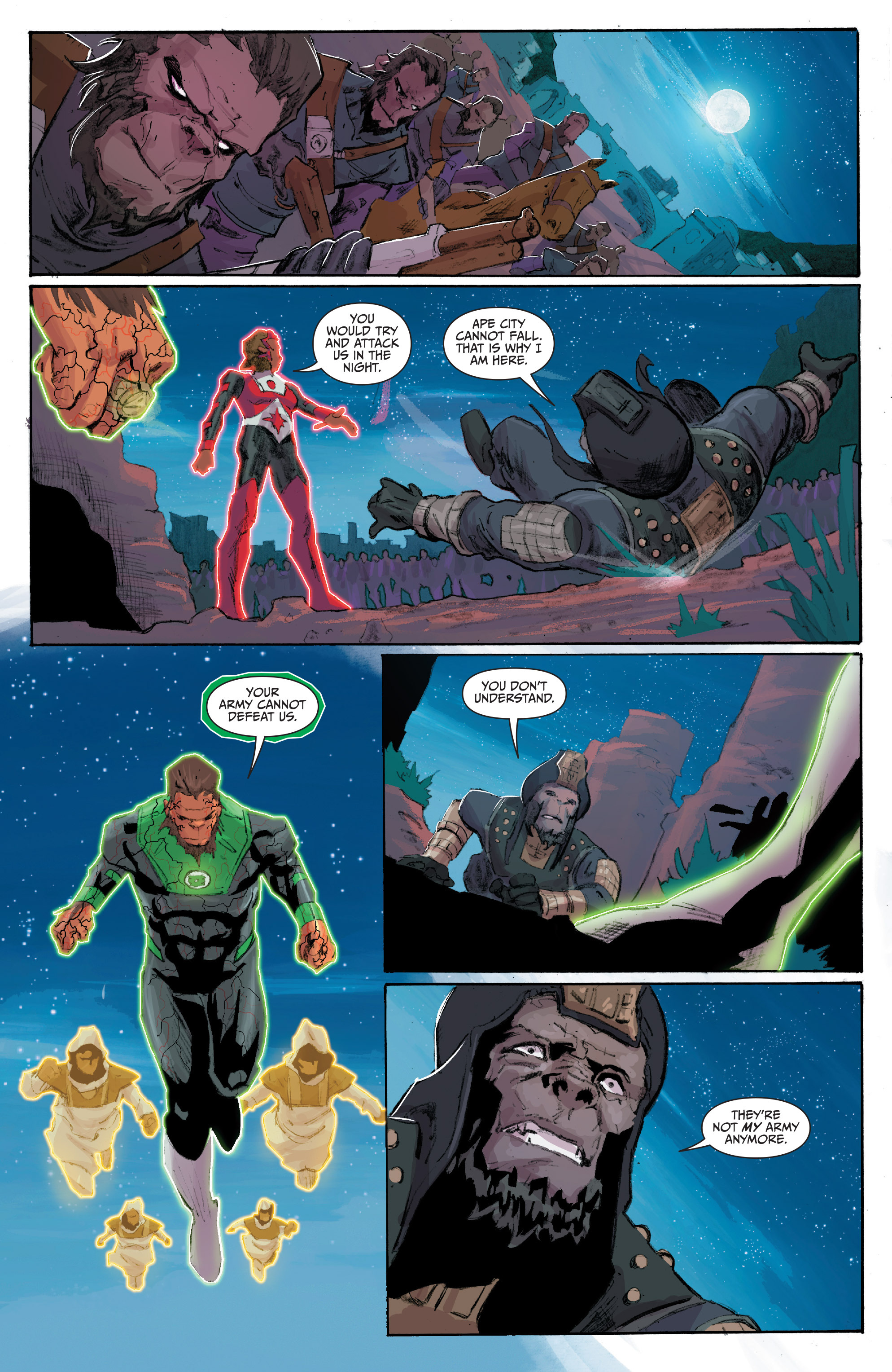 Read online Planet of the Apes/Green Lantern comic -  Issue #4 - 23