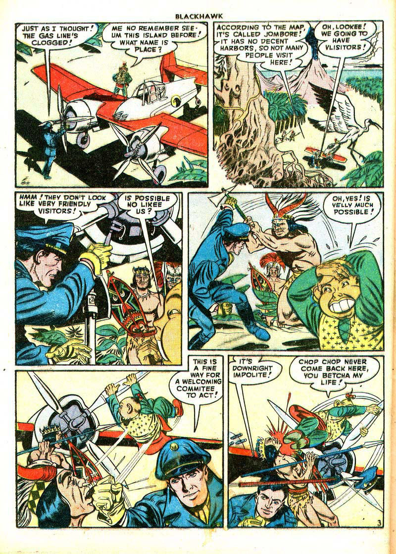 Read online Blackhawk (1957) comic -  Issue #17 - 38
