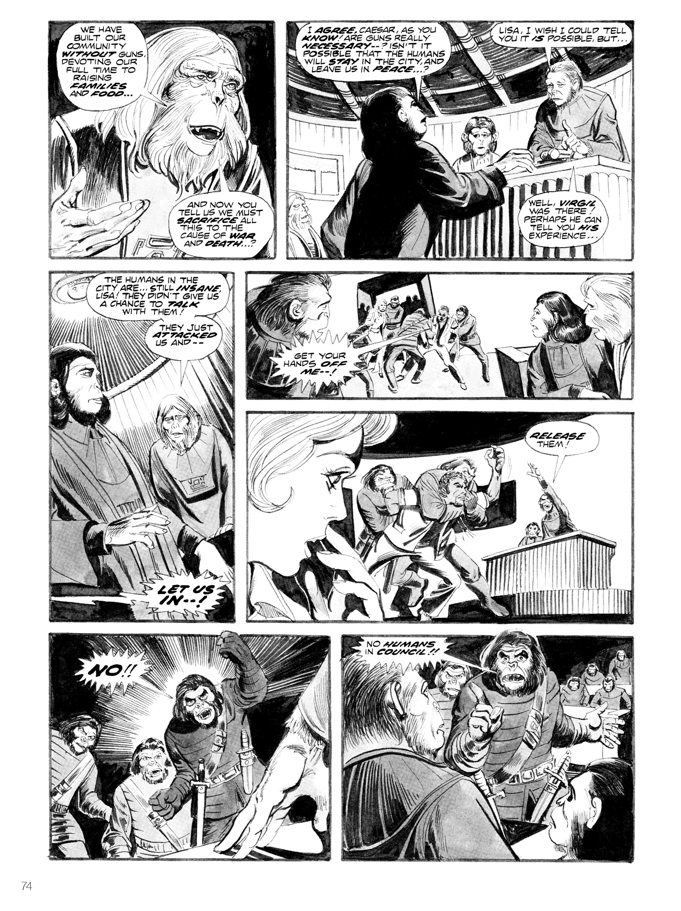 Read online Planet of the Apes: Archive comic -  Issue # TPB 4 (Part 1) - 70