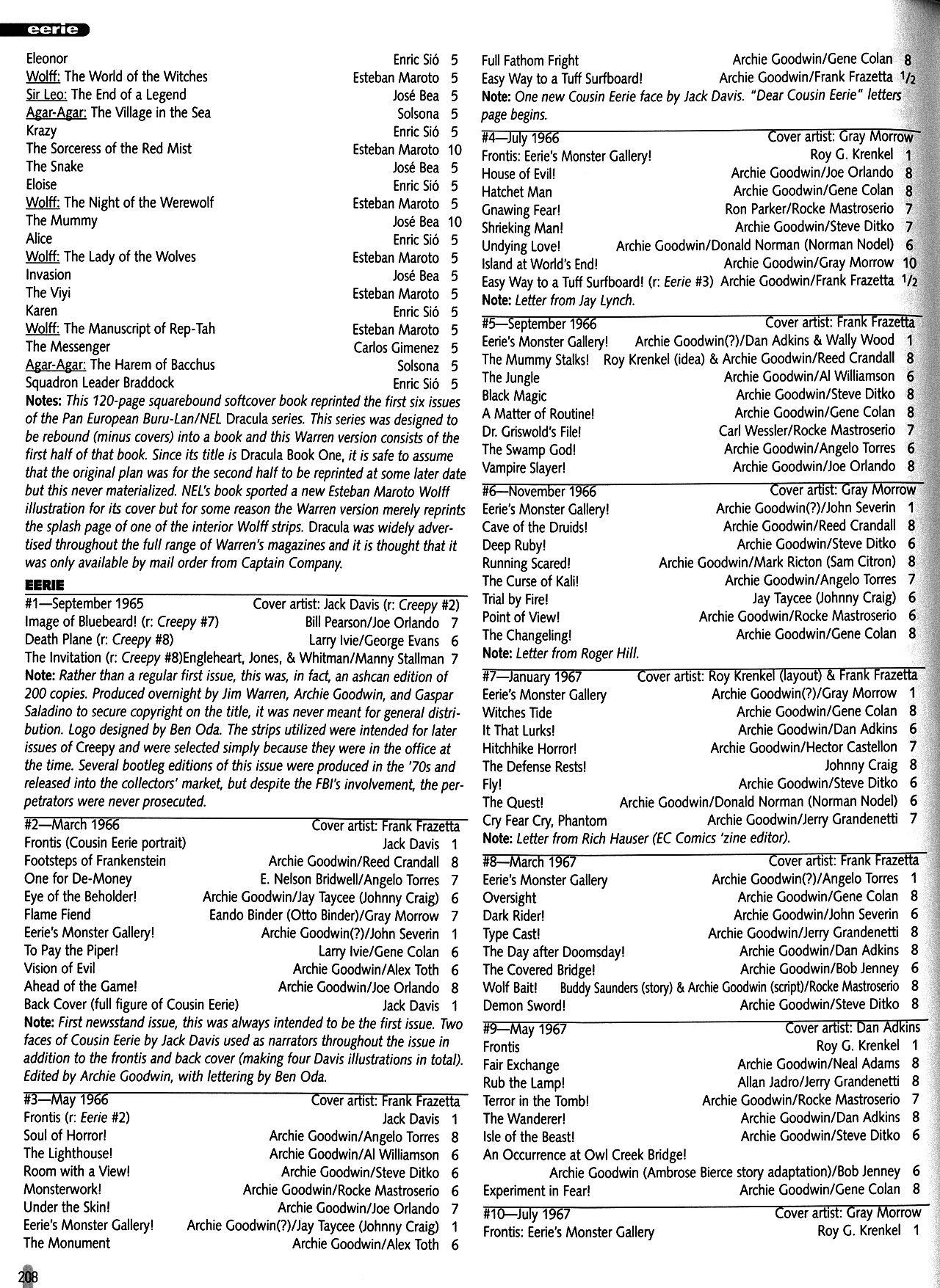 Read online Warren Companion comic -  Issue # TPB (Part 3) - 9