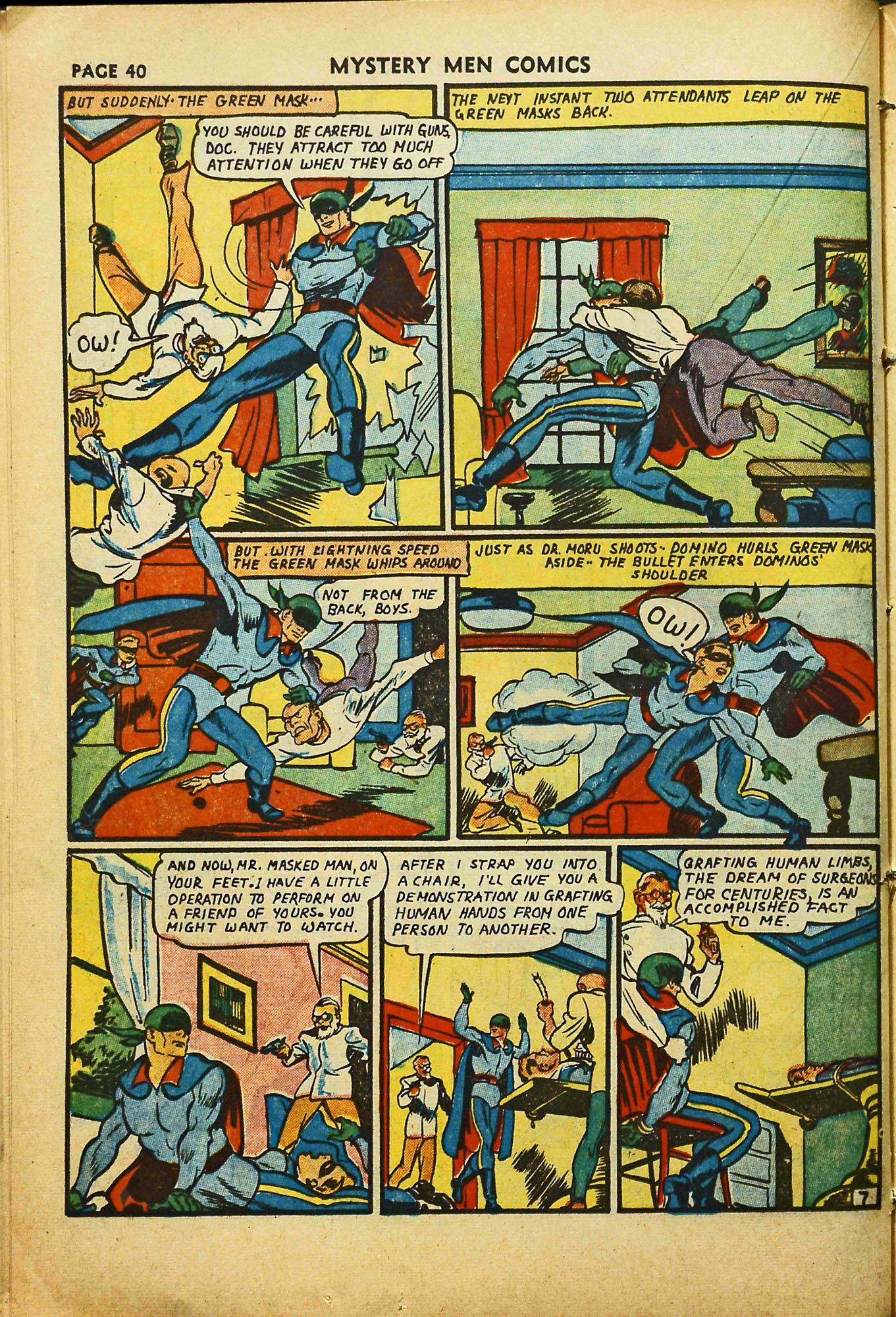 Read online Mystery Men Comics comic -  Issue #29 - 41