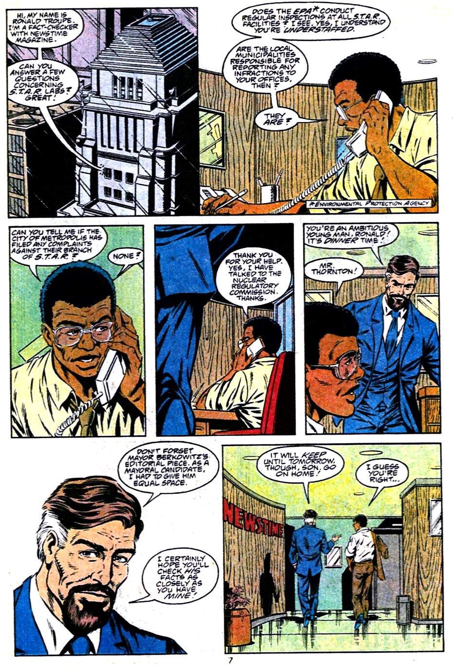 Read online Adventures of Superman (1987) comic -  Issue #484 - 8