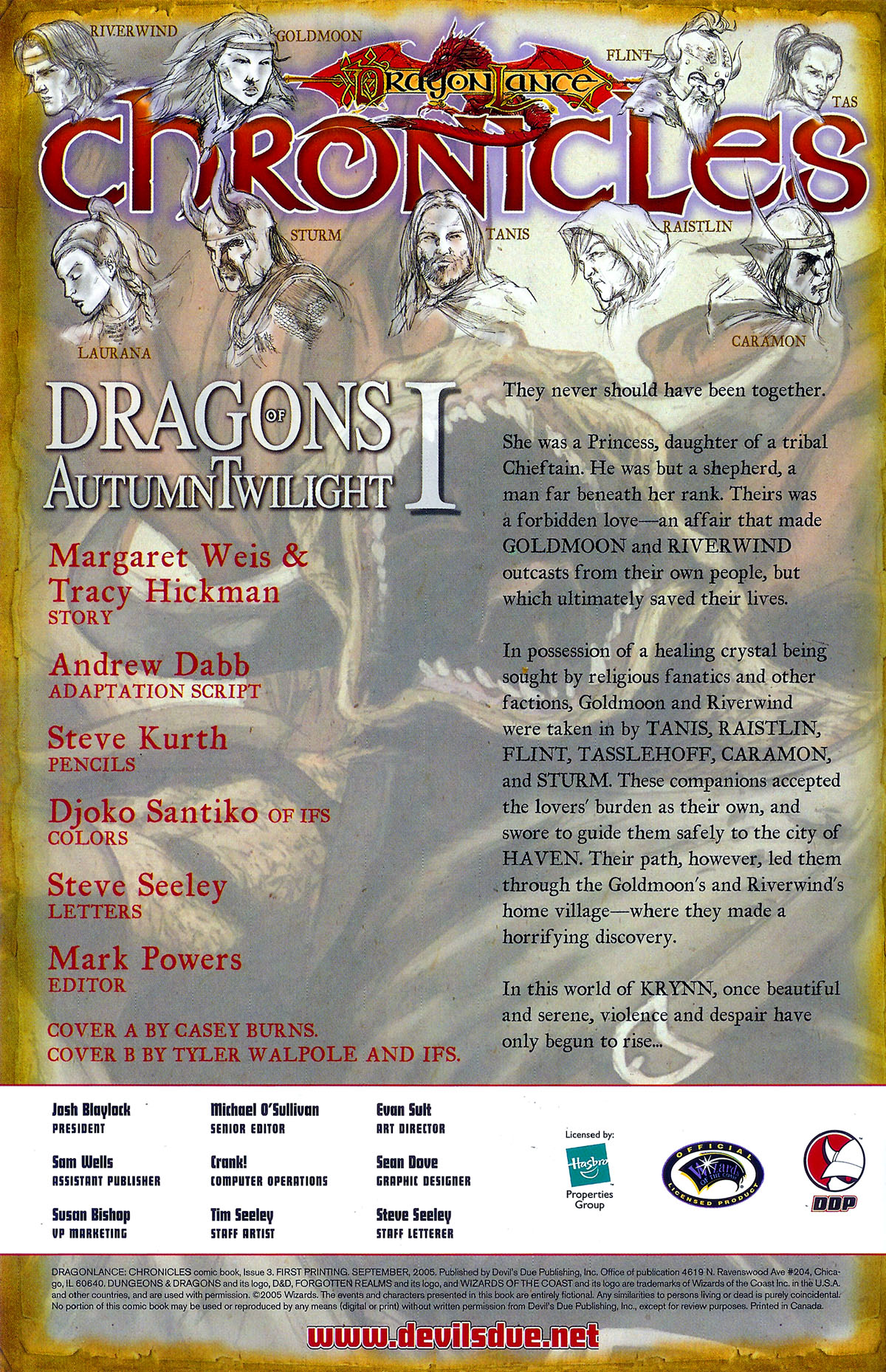 Read online Dragonlance Chronicles (2005) comic -  Issue #3 - 2
