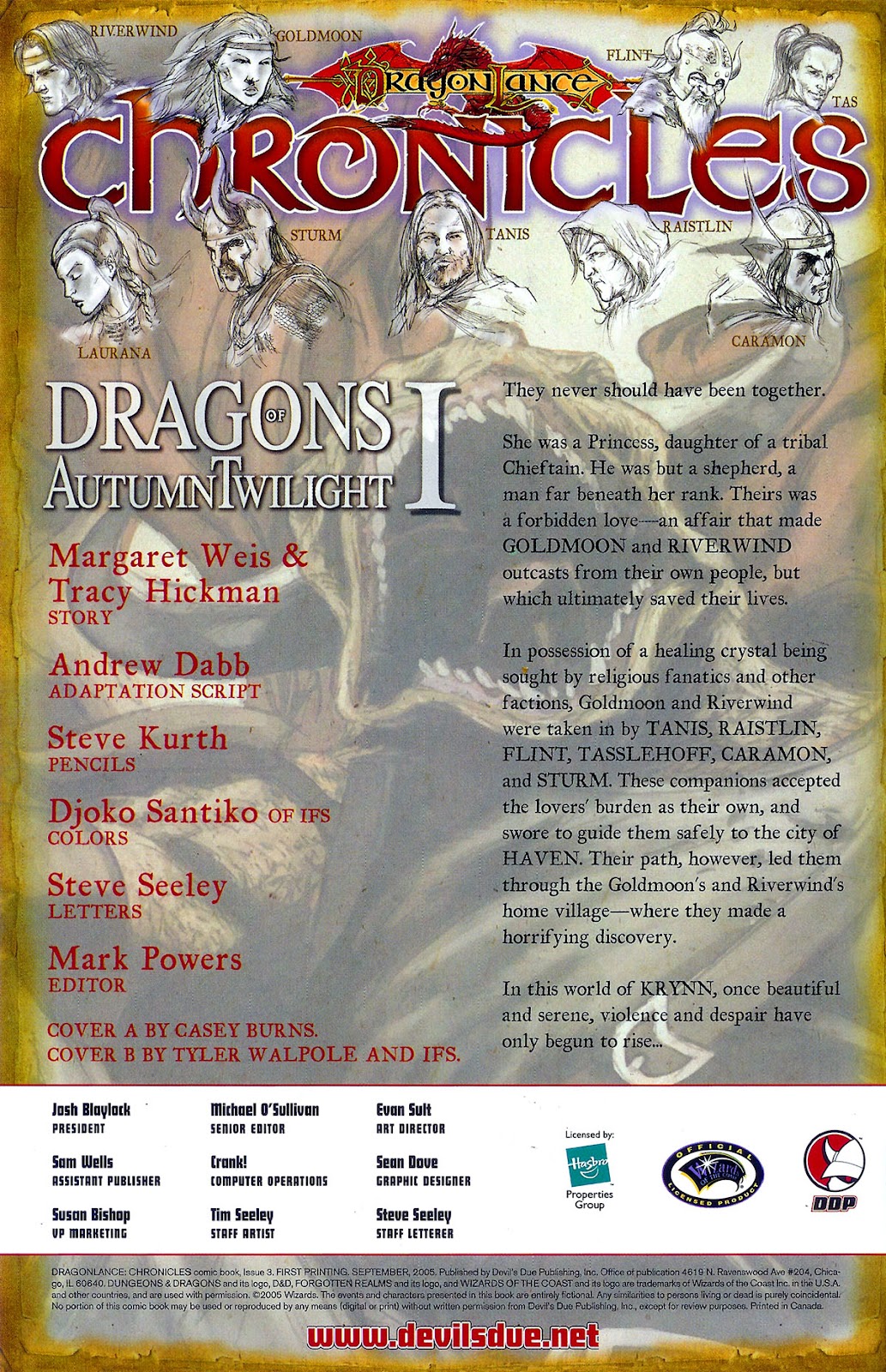Dragonlance Chronicles (2005) issue 3 - Page 2