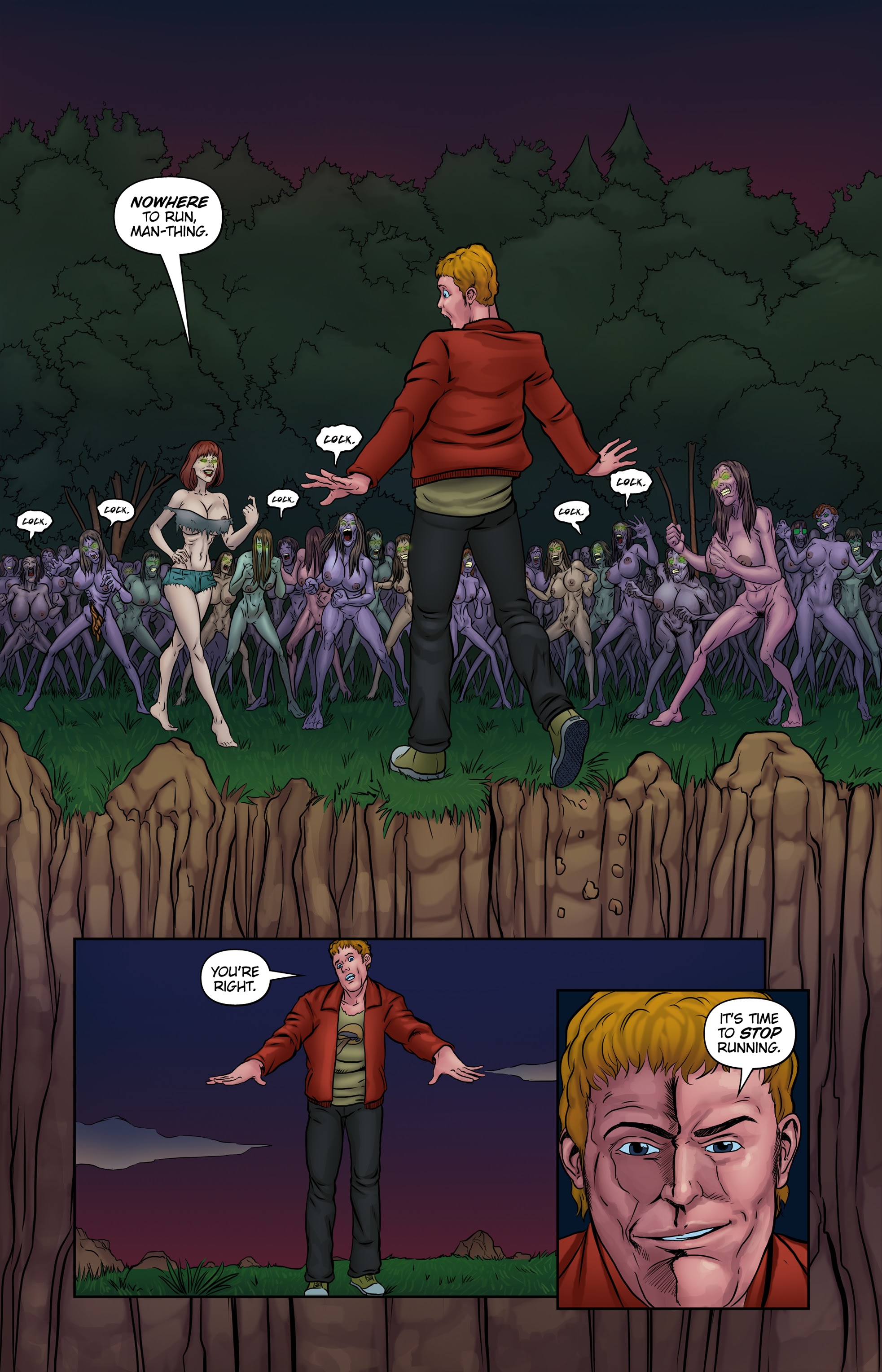 Read online Lesbian Zombies from Outer Space comic -  Issue #7 - 17