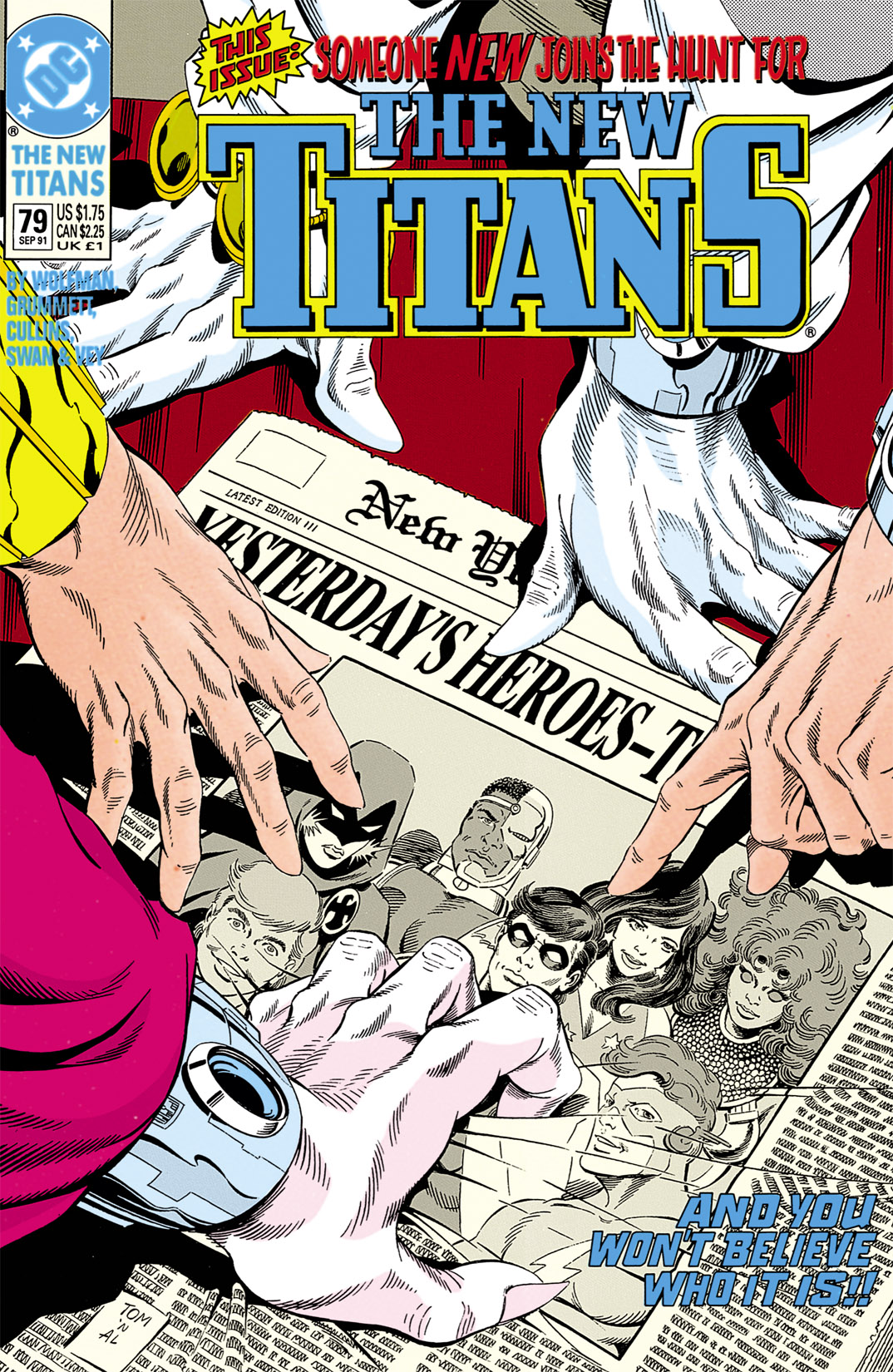 Read online The New Titans (1988) comic -  Issue #79 - 1