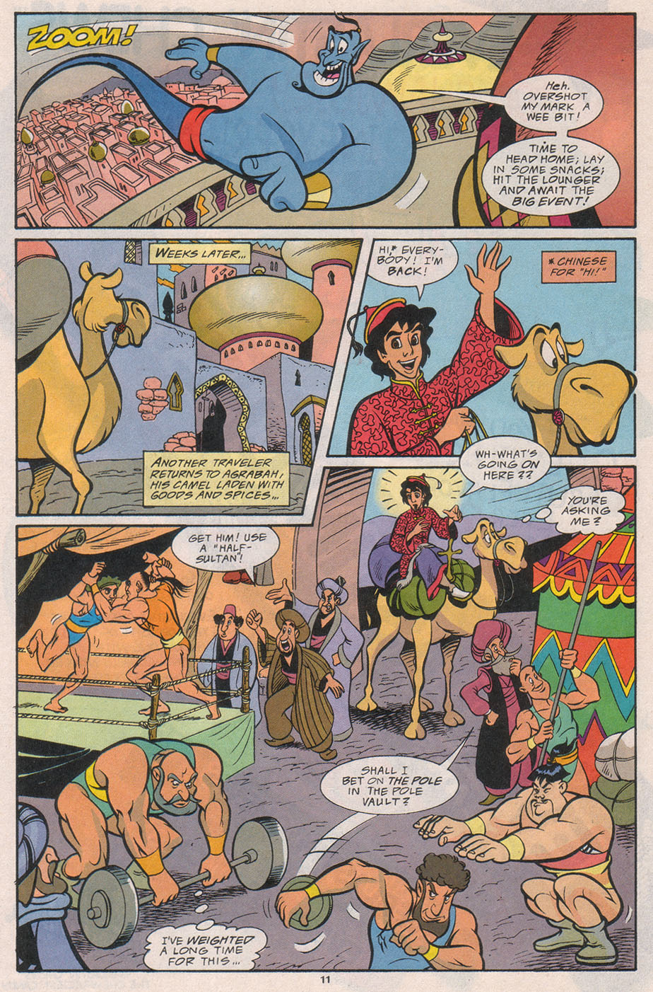 Read online Disney's Aladdin comic -  Issue #9 - 13